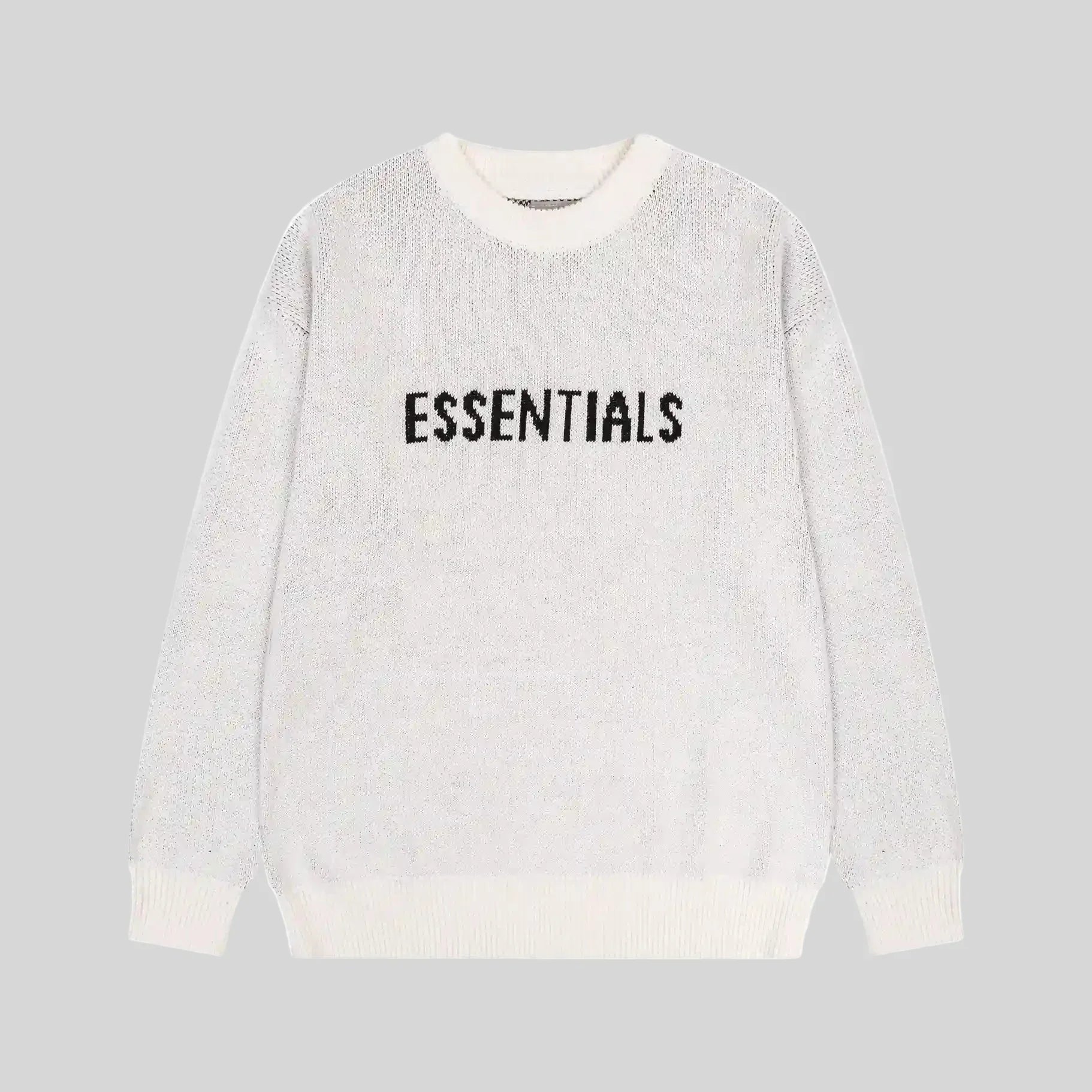 essentials eggshell sweatshirt relaxed fit streetwear