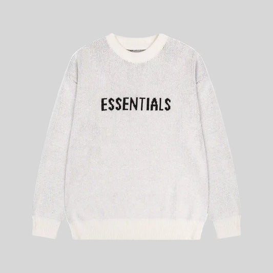 essentials eggshell sweatshirt relaxed fit streetwear