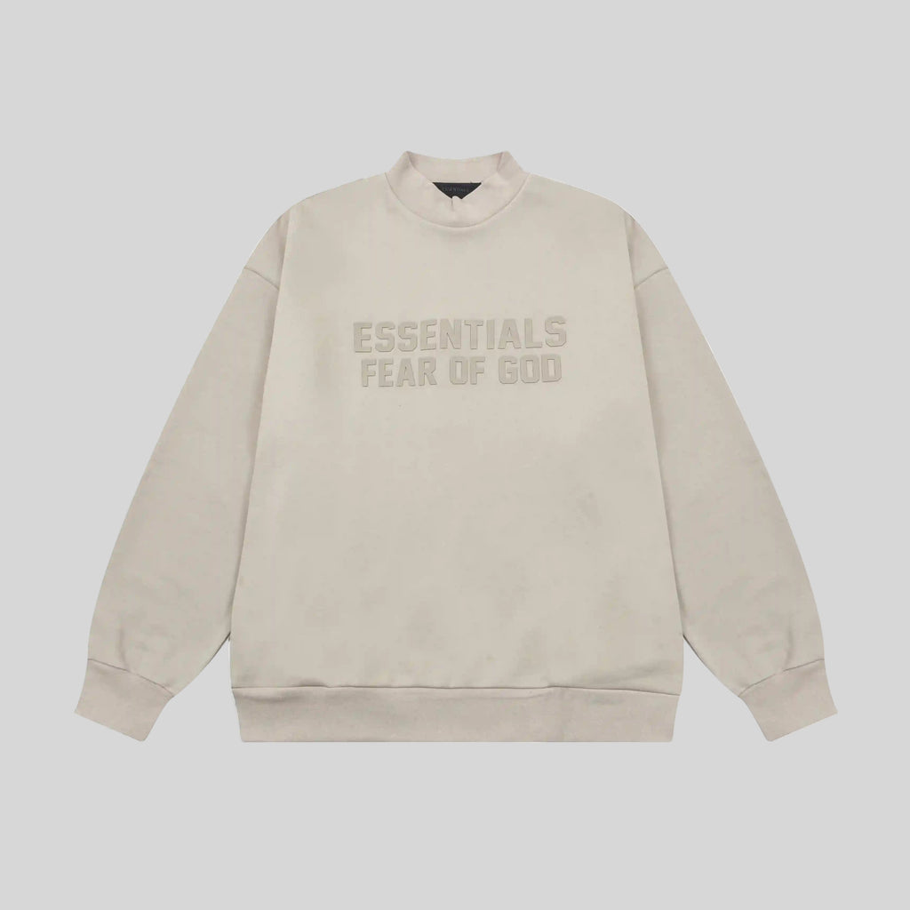 Longsleeve Heathered Grey Sweatshirt Essentials Clothing 