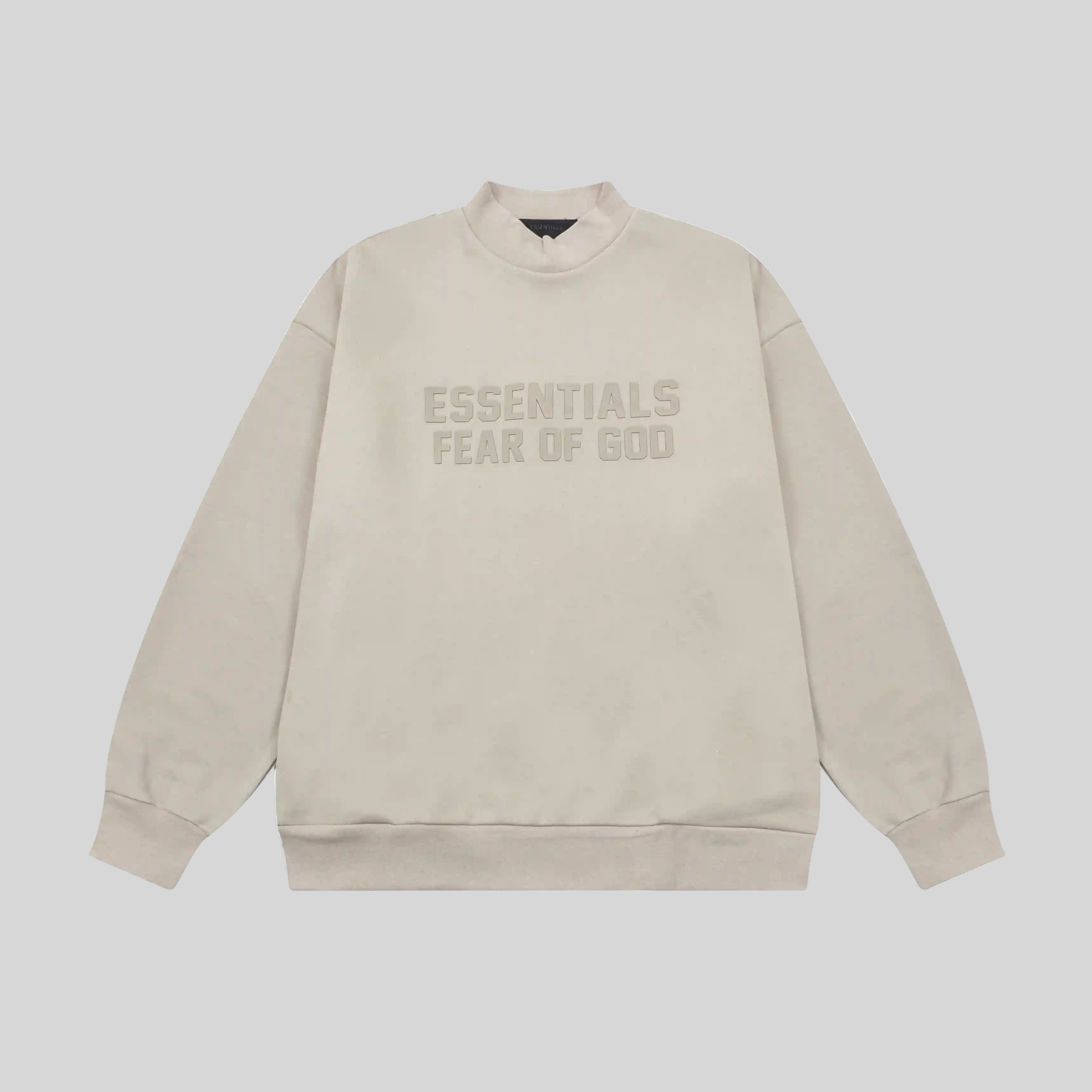 Longsleeve Heathered Grey Sweatshirt Essentials Clothing 