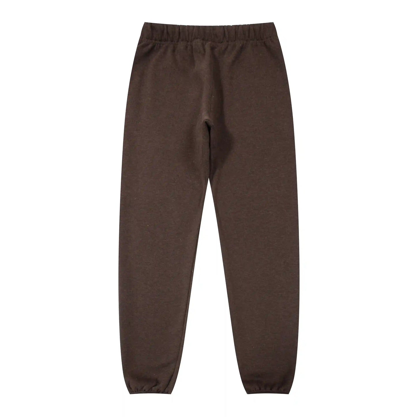 Fear of God Essentials congo brown tracksuit back view hoodie and joggers