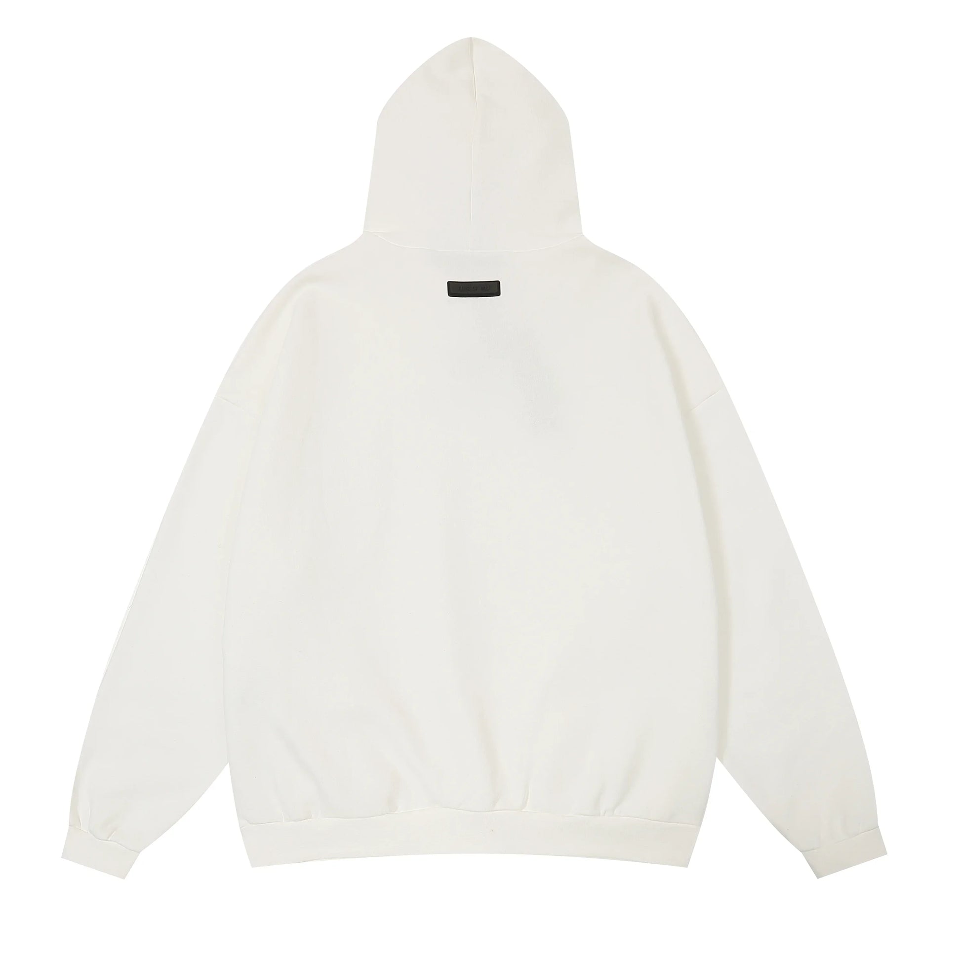 Design details of Essentials eggshell cozy fleece tracksuit by Fear Of God