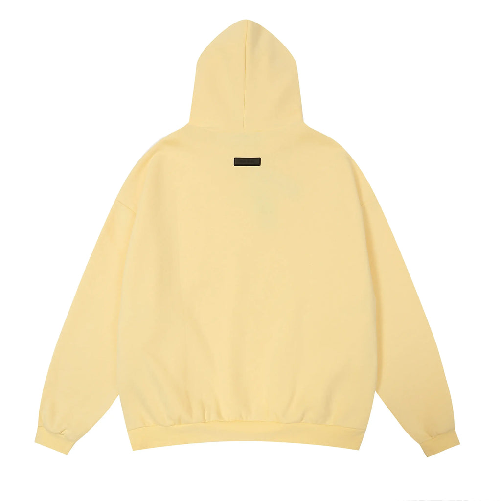 New FEAR OF GOD Hooded ESSENTIALS Clothing Garden Yellow Long Sleeve Tracksuit 4