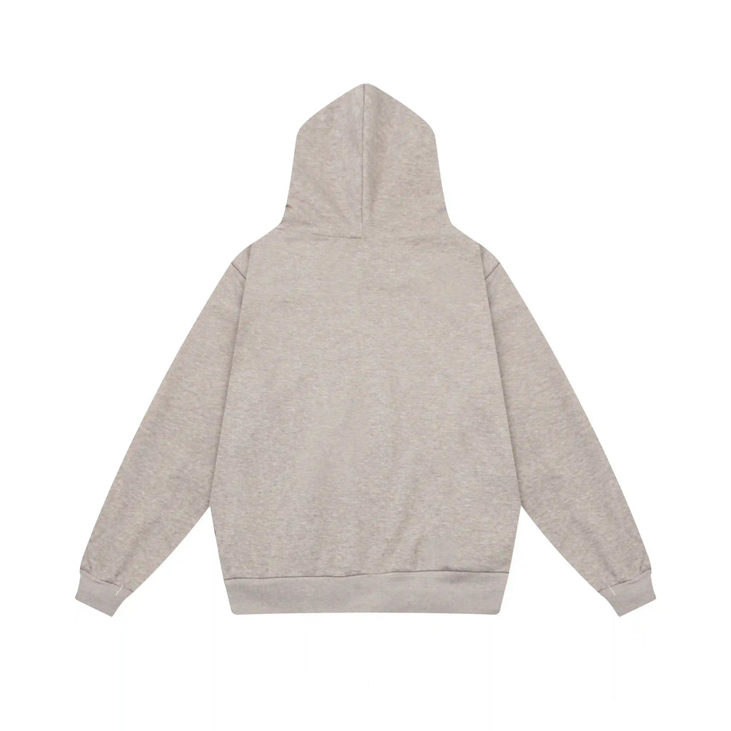 New FOG Hooded ESSENTIALS Clothing Heathered Grey Long Sleeve Tracksuit 4