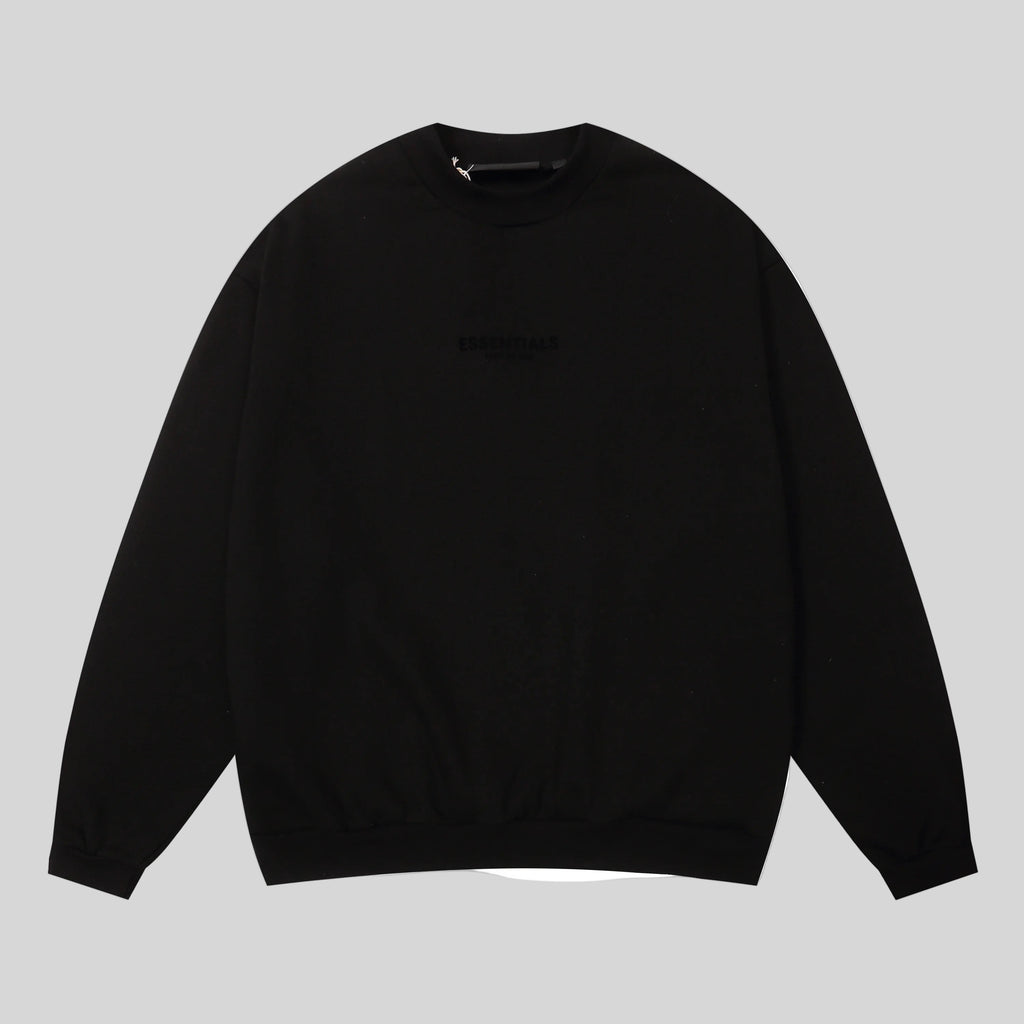 Plain Essentials Clothing Black Sweatshirt