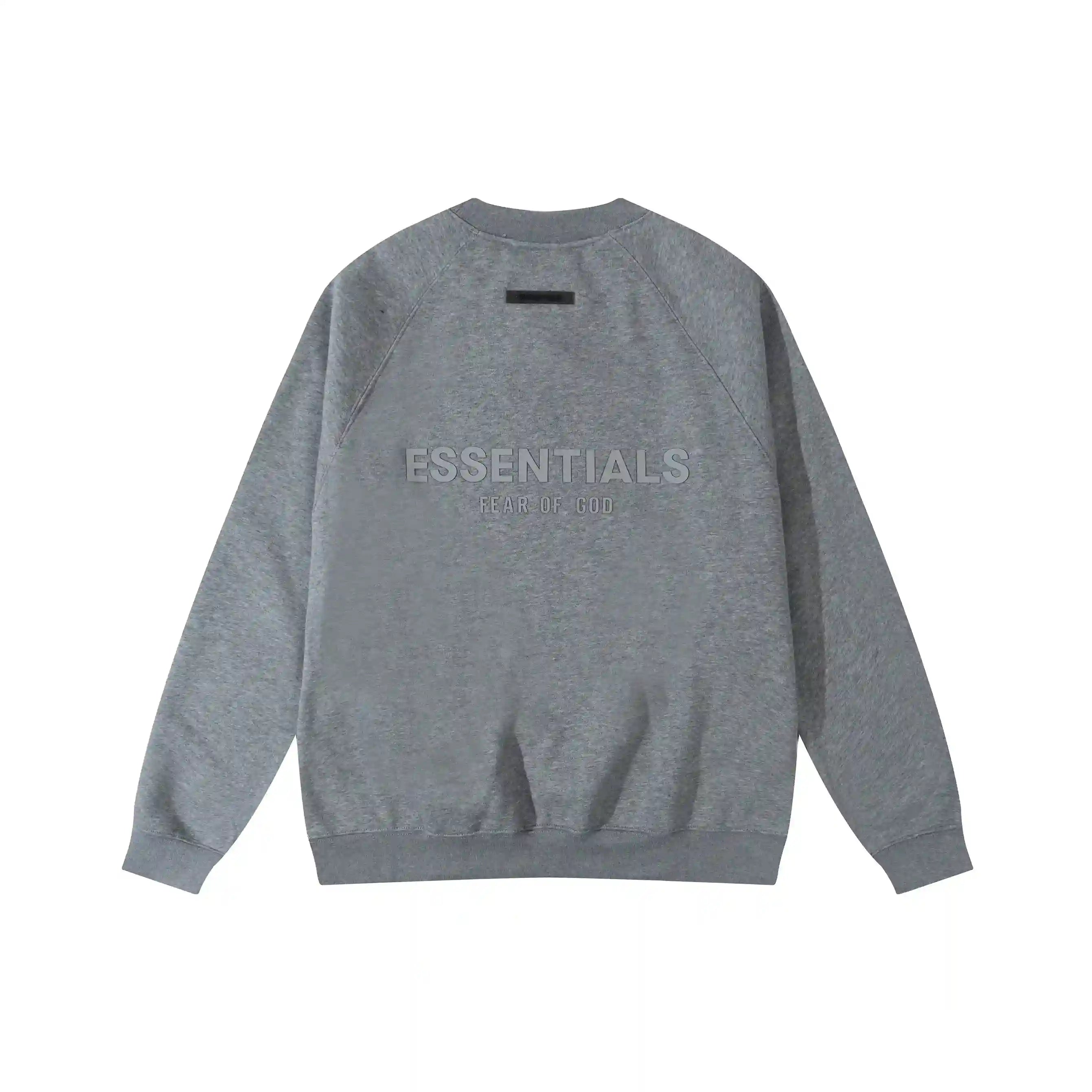 Plain Essentials Clothing Grey Sweatshirt 1