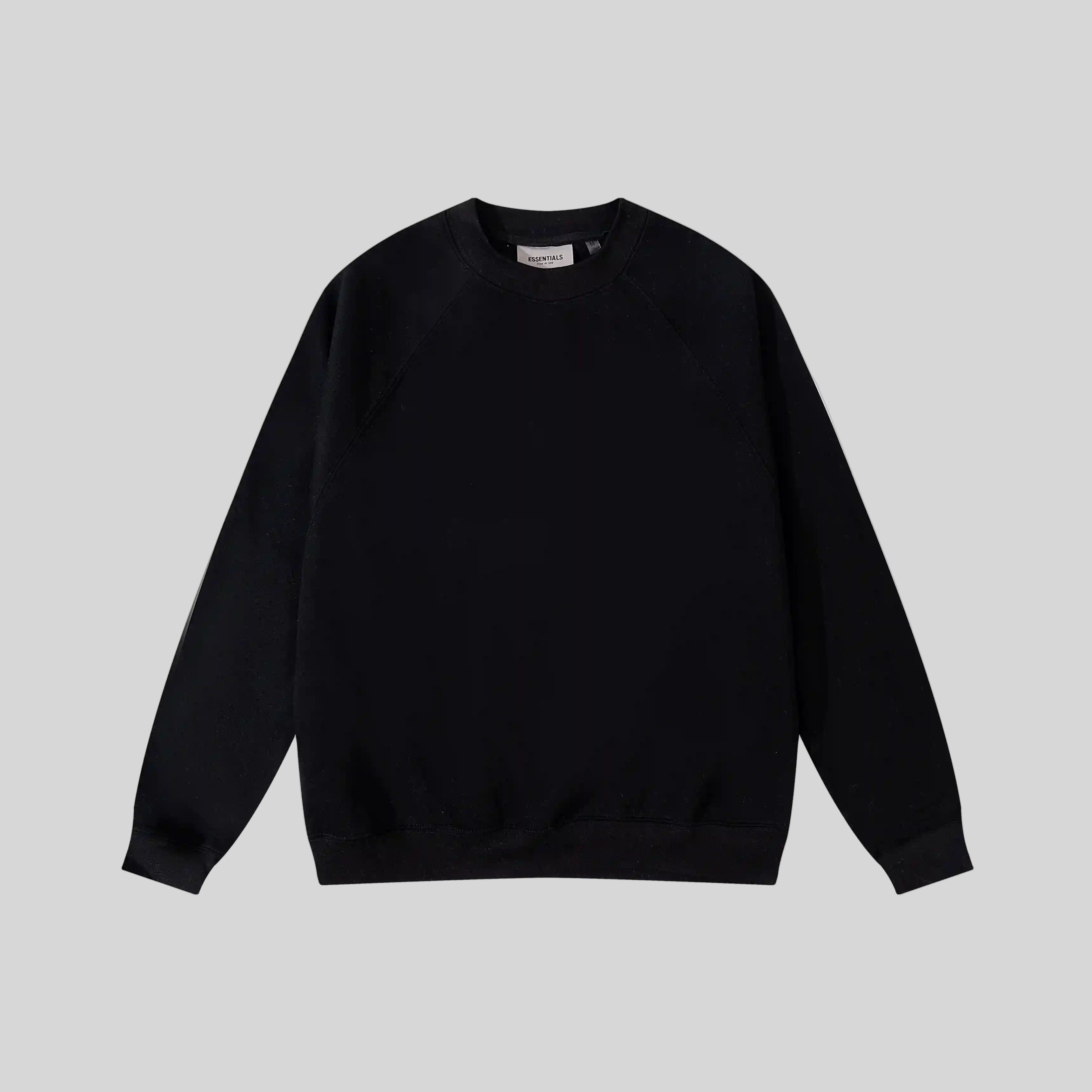 Plain Essentials Clothing Pure Black Sweatshirt