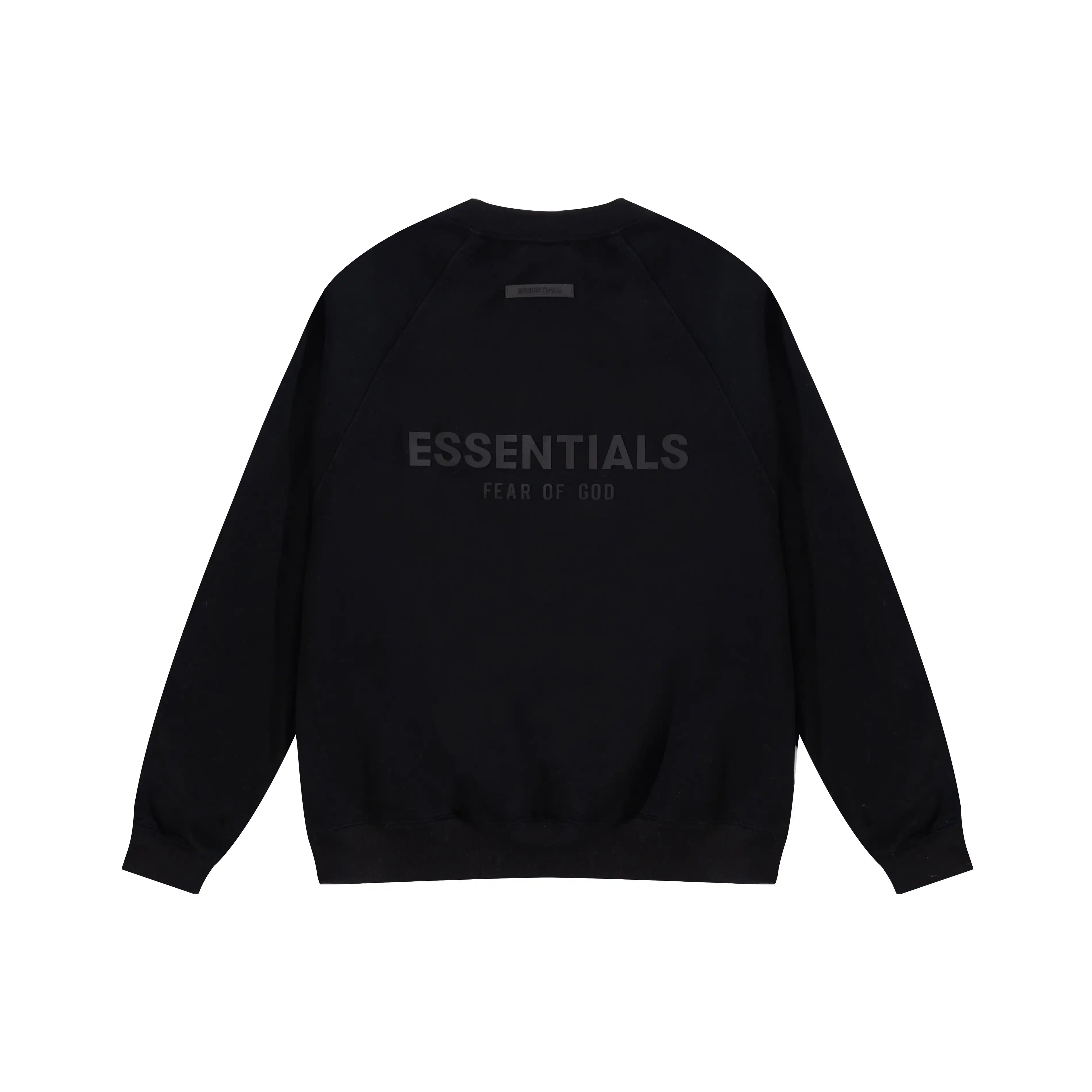 Plain Essentials Clothing Pure Black Sweatshirt1
