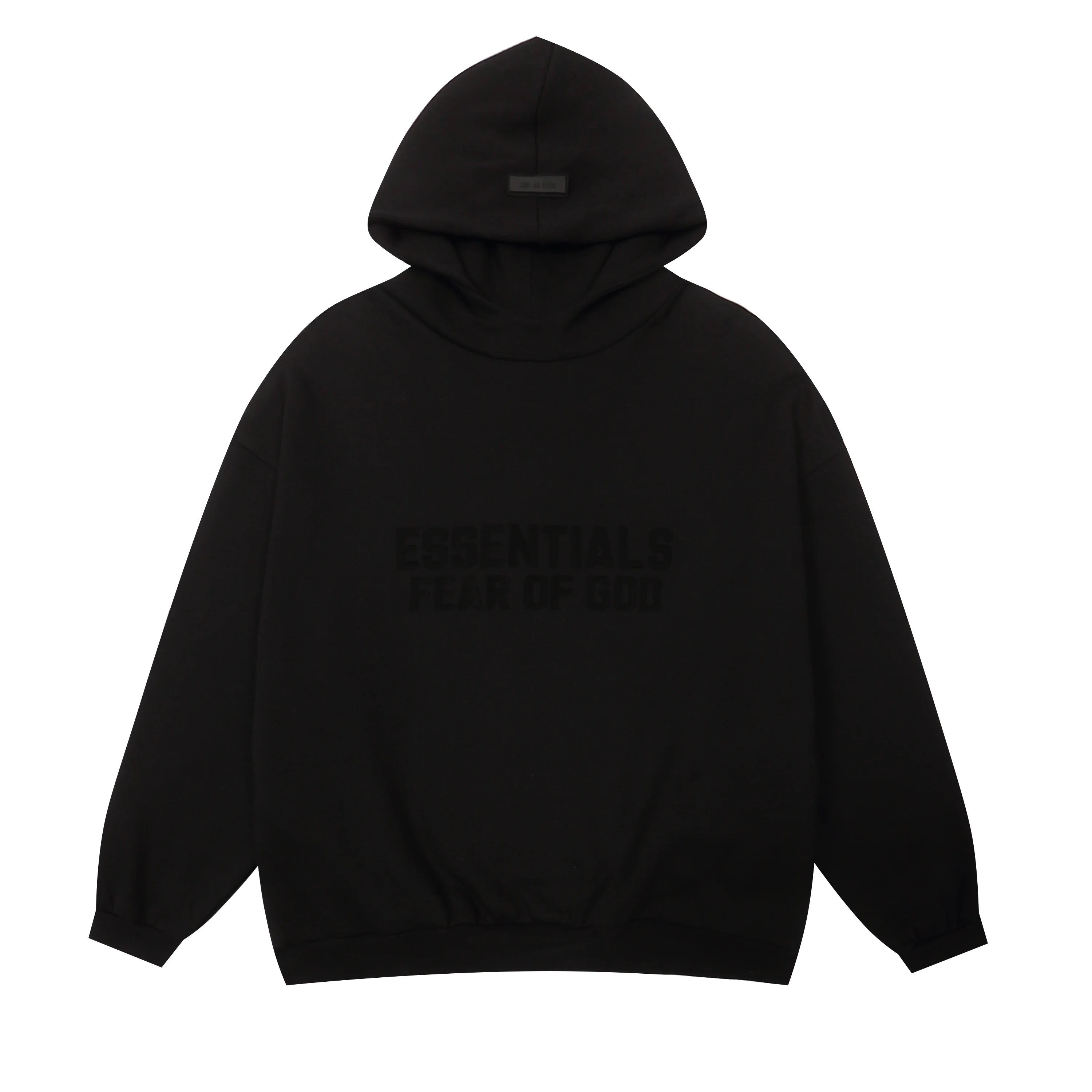 Plain FEAR OF GOD ESSENTIALS Hooded Clothing Black Tracksuit 3
