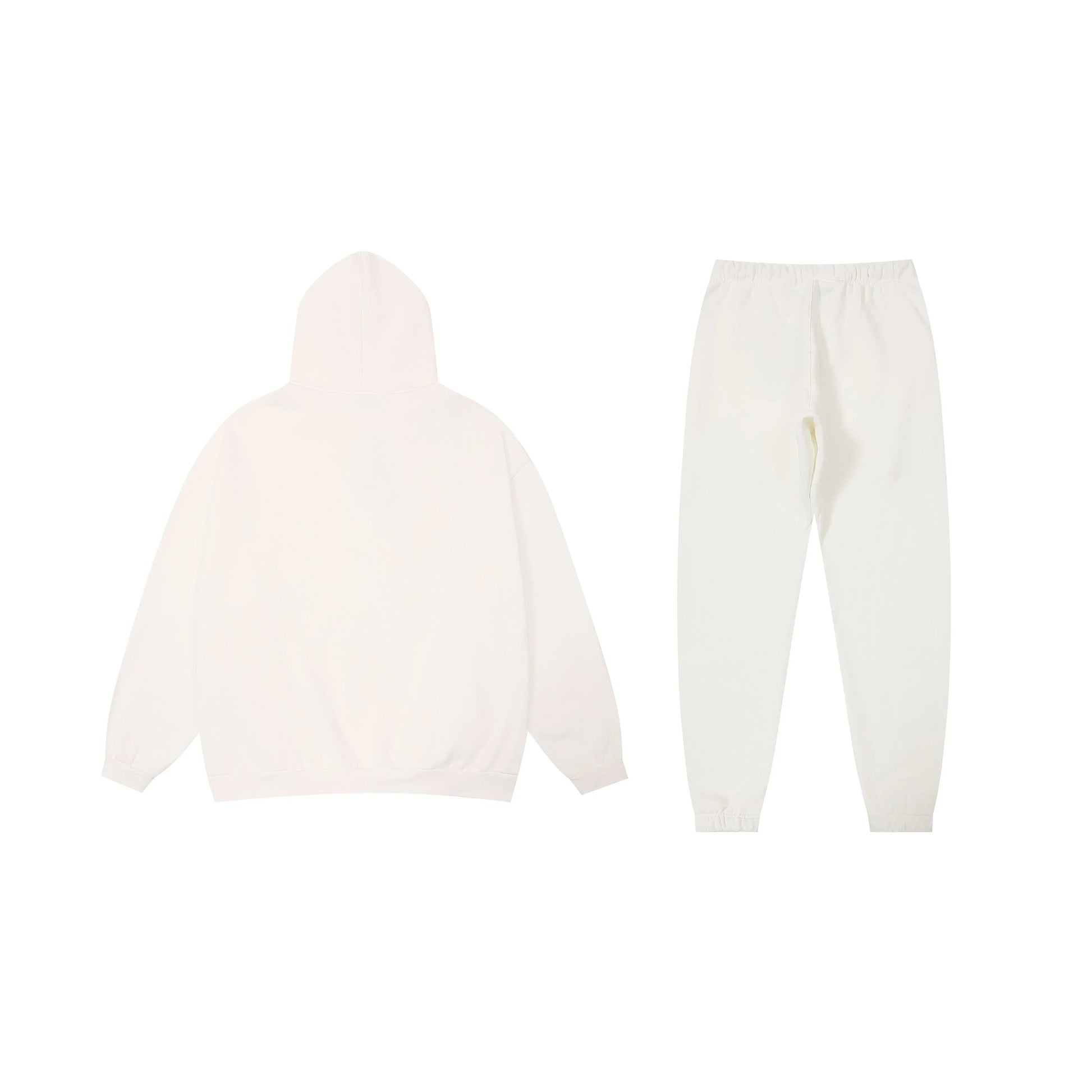 Essentials eggshell relaxed comfort fleece hoodie with soft interior detail by Fear Of God