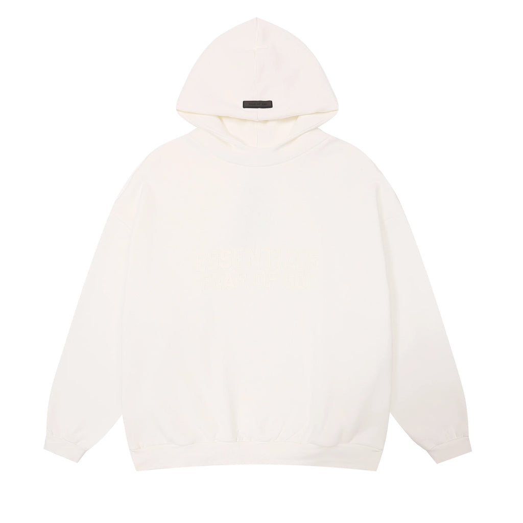 Plain FEAR OF GOD ESSENTIALS Hooded Clothing Eggshell Tracksuit 3