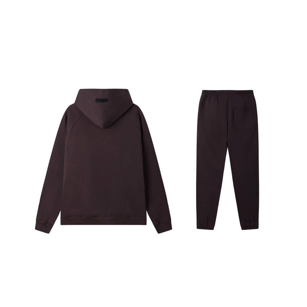 Pure ESSENTIALS Clothing Congo Brown Long Sleeve Tracksuit 2