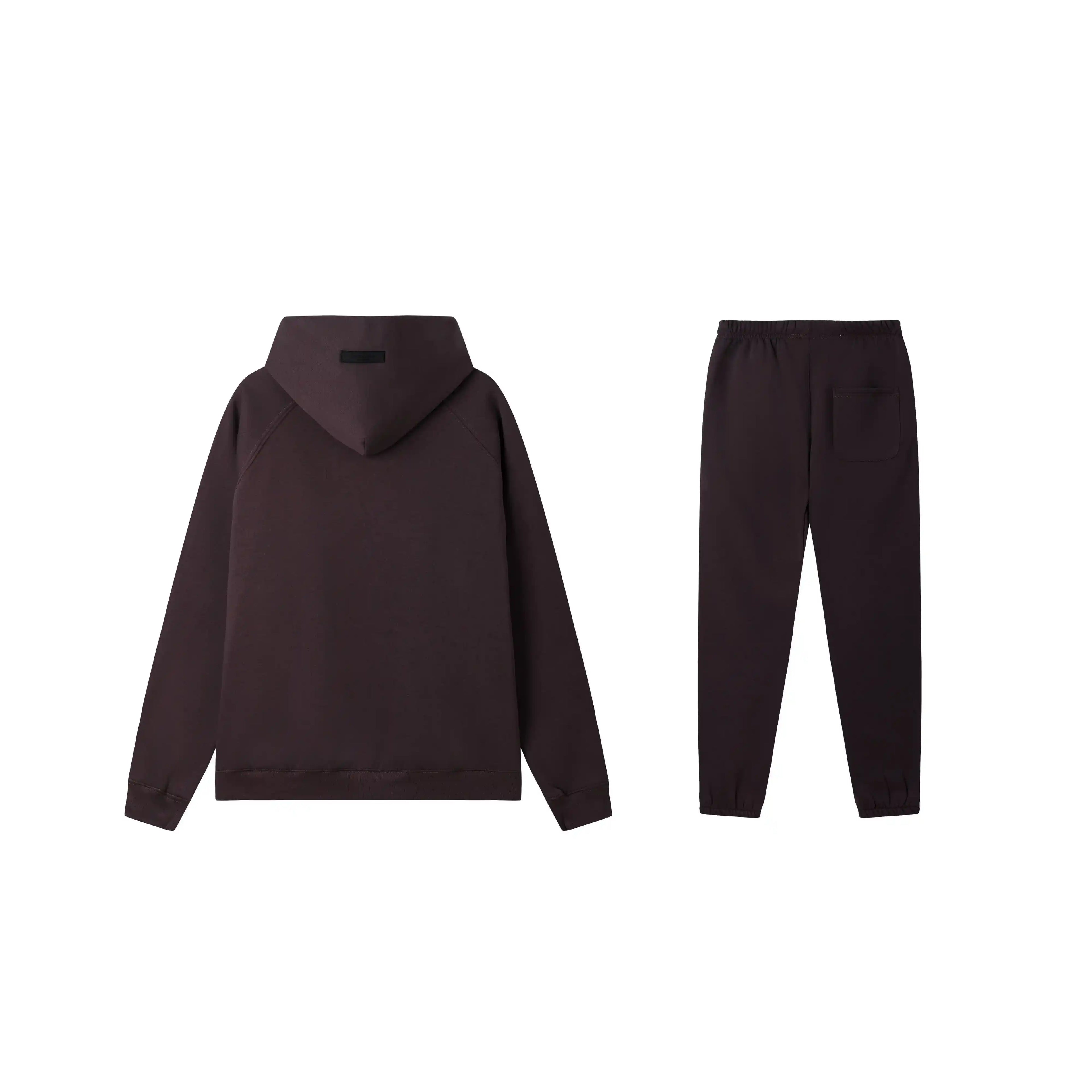 Pure ESSENTIALS Clothing Congo Brown Long Sleeve Tracksuit 2