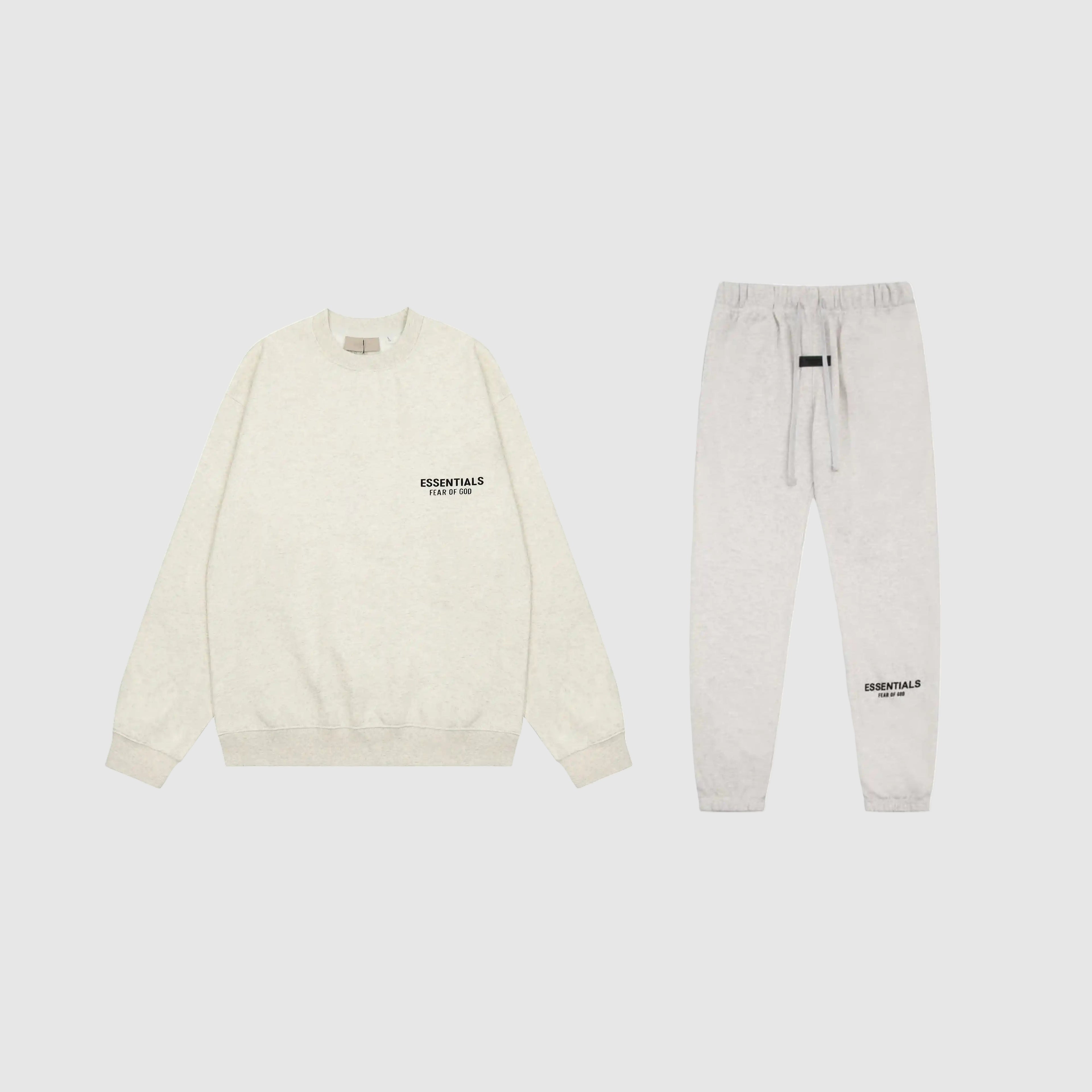 Pure White Longsleeve FOG ESSENTIALS Clothing Cloud Dance Tracksuit 1