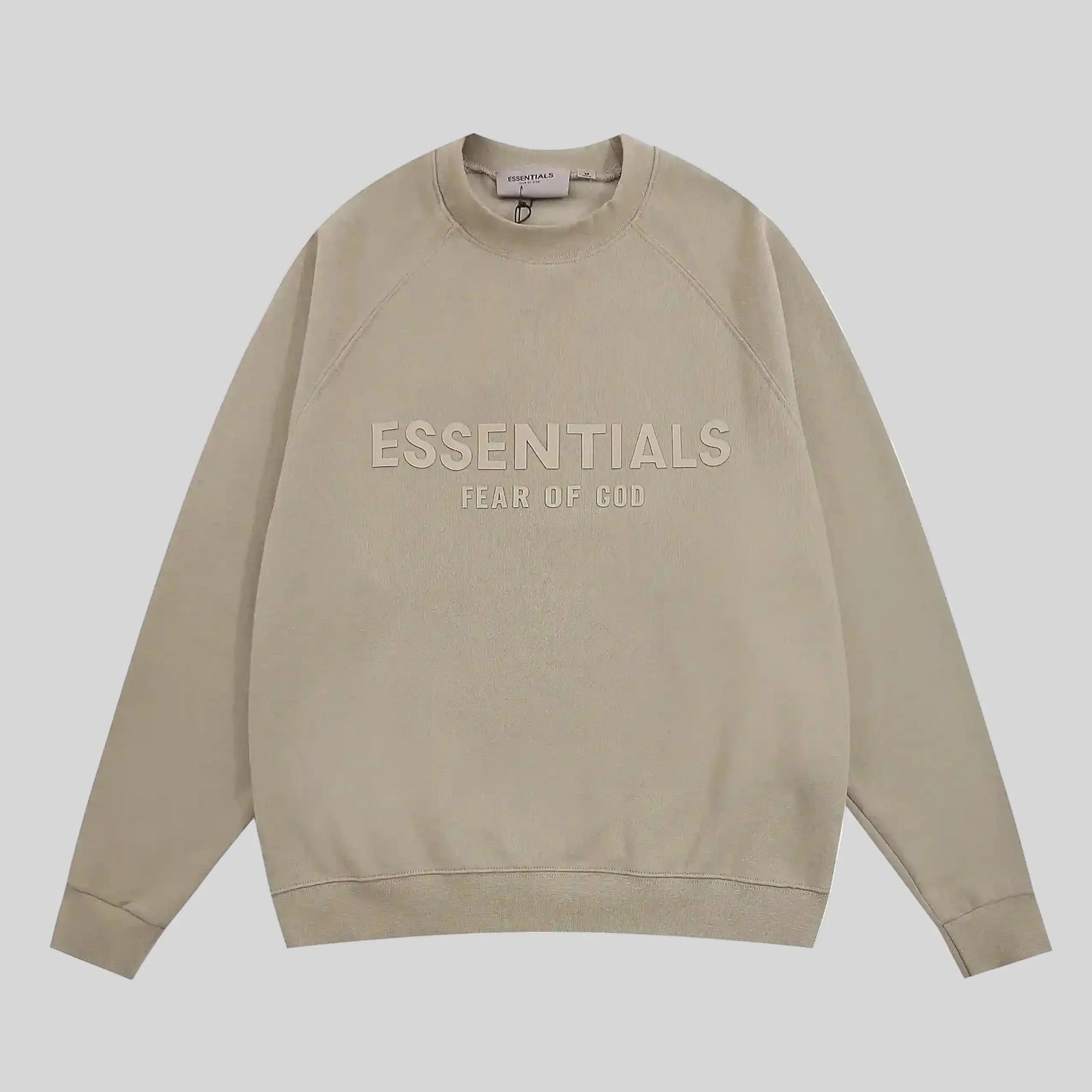 essentials sandrift sweatshirt relaxed fit streetwear