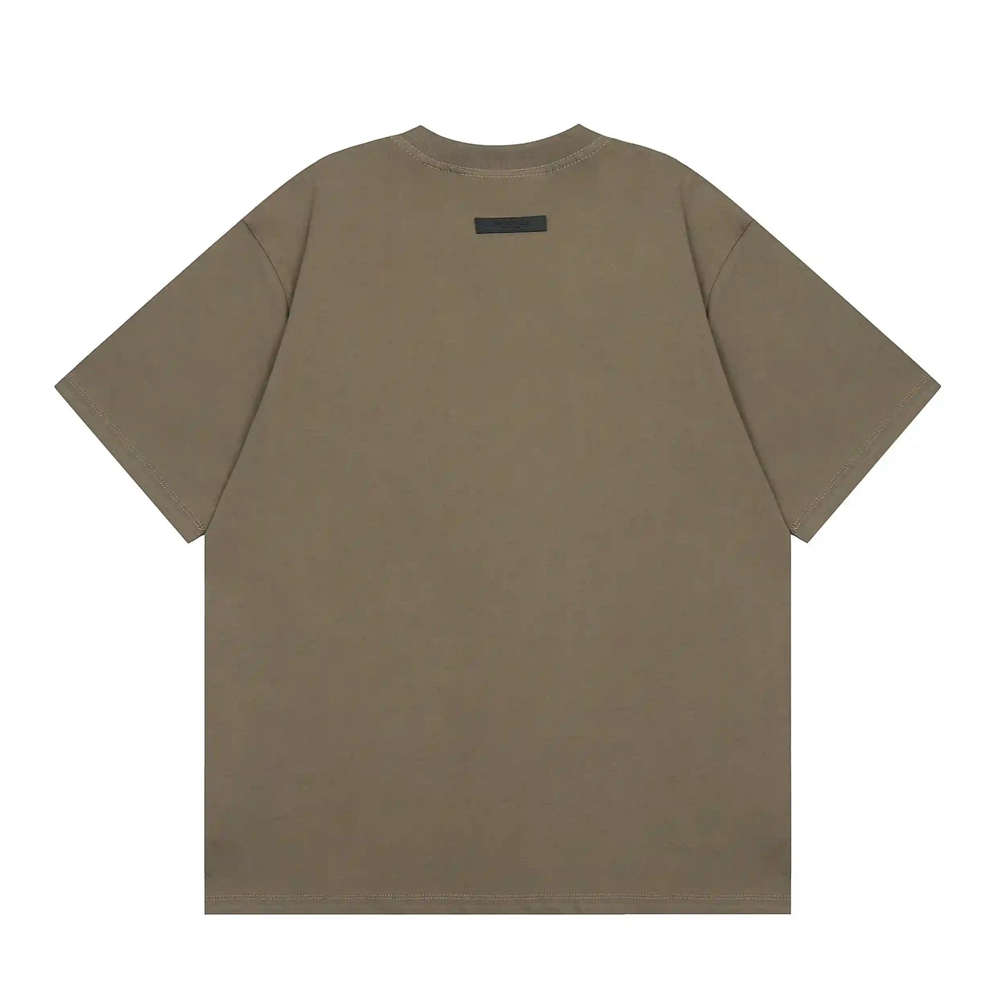 Everyday casual styling with essentials wood t-shirt by Fear of God