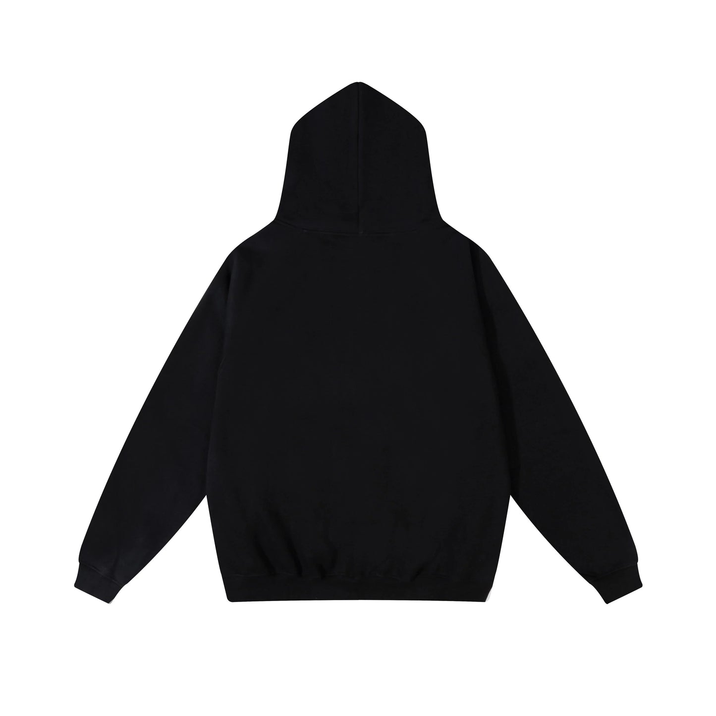 Black Essentials joggers soft-touch rubberized logo on leg close-up