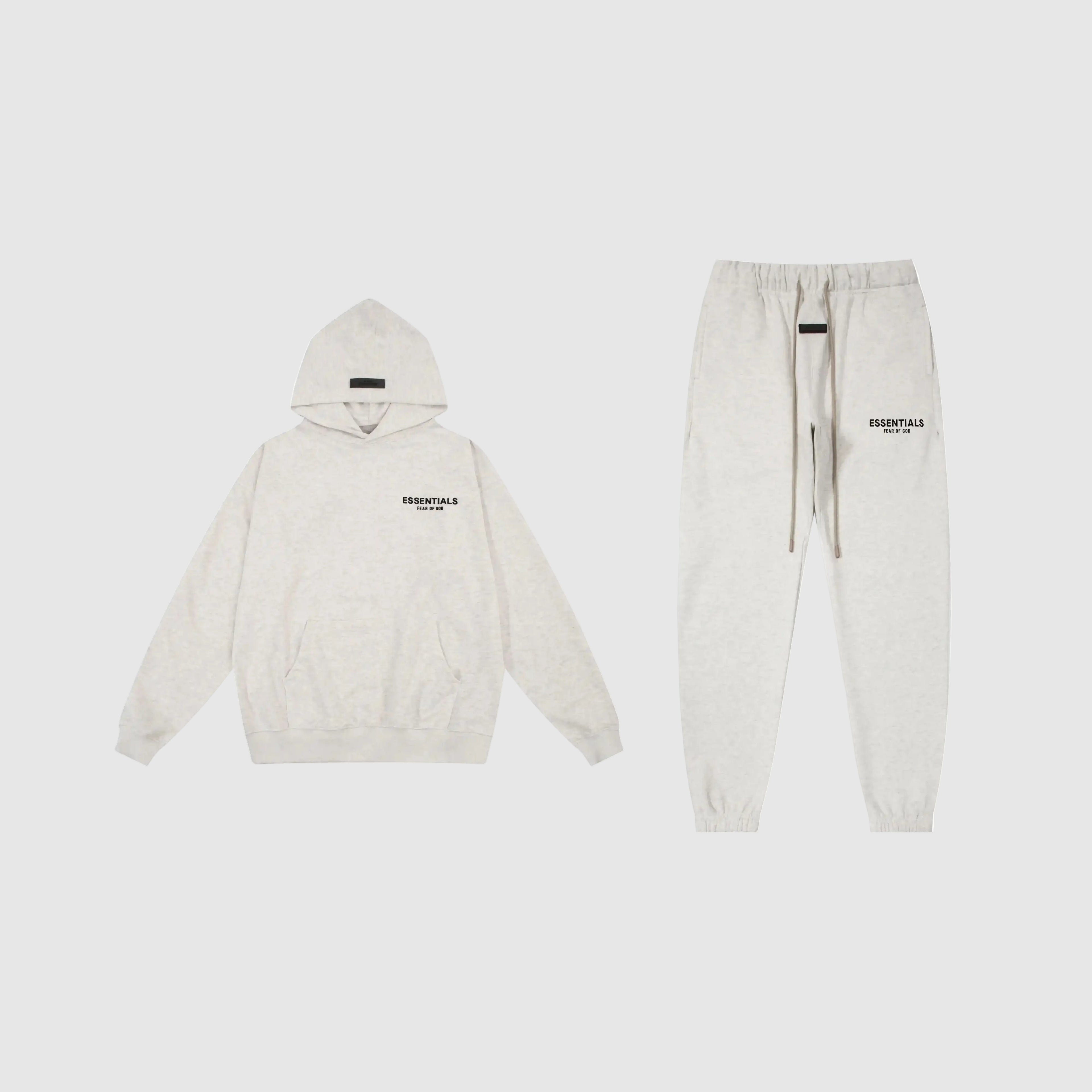 White Longsleeve FOG ESSENTIALS Clothing Eggshell Tracksuit 1