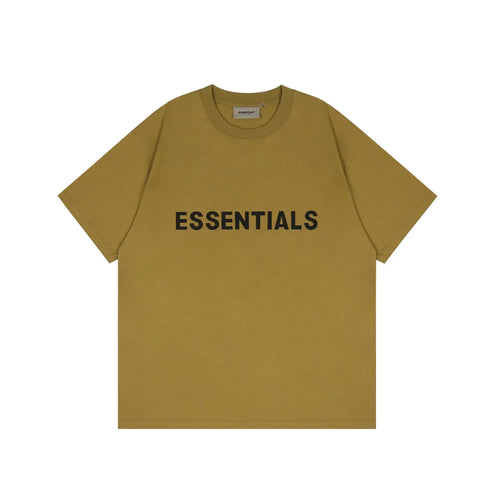 Premium cotton detail on Essentials amber t-shirt by Fear of God