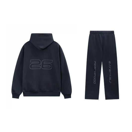 Blue Essentials Tracksuit Pullover