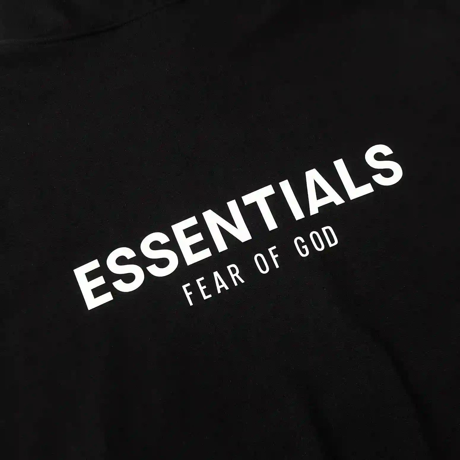 ESSENTIALS Clothing Black Hoodie