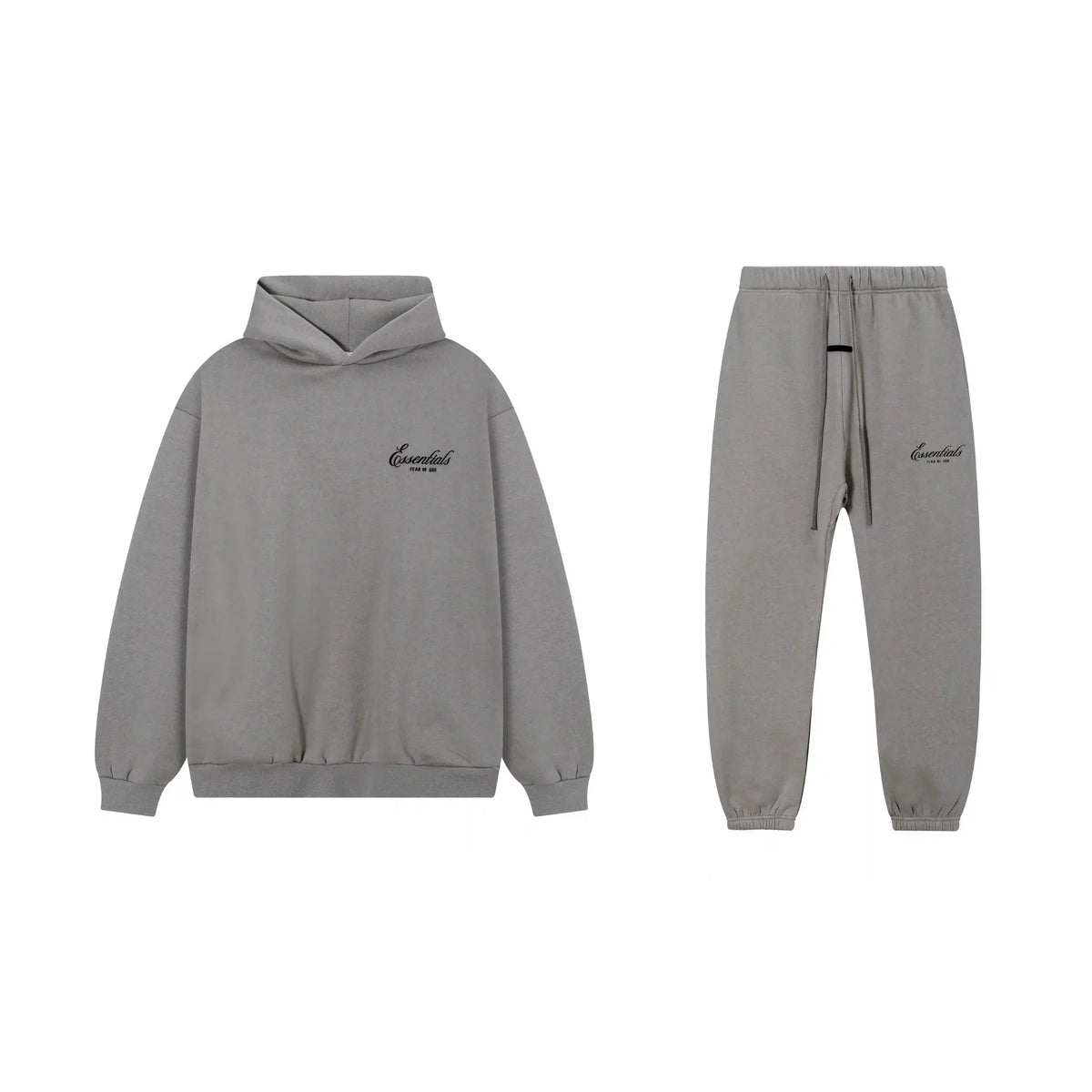 Gray Essentials Tracksuit Pullover