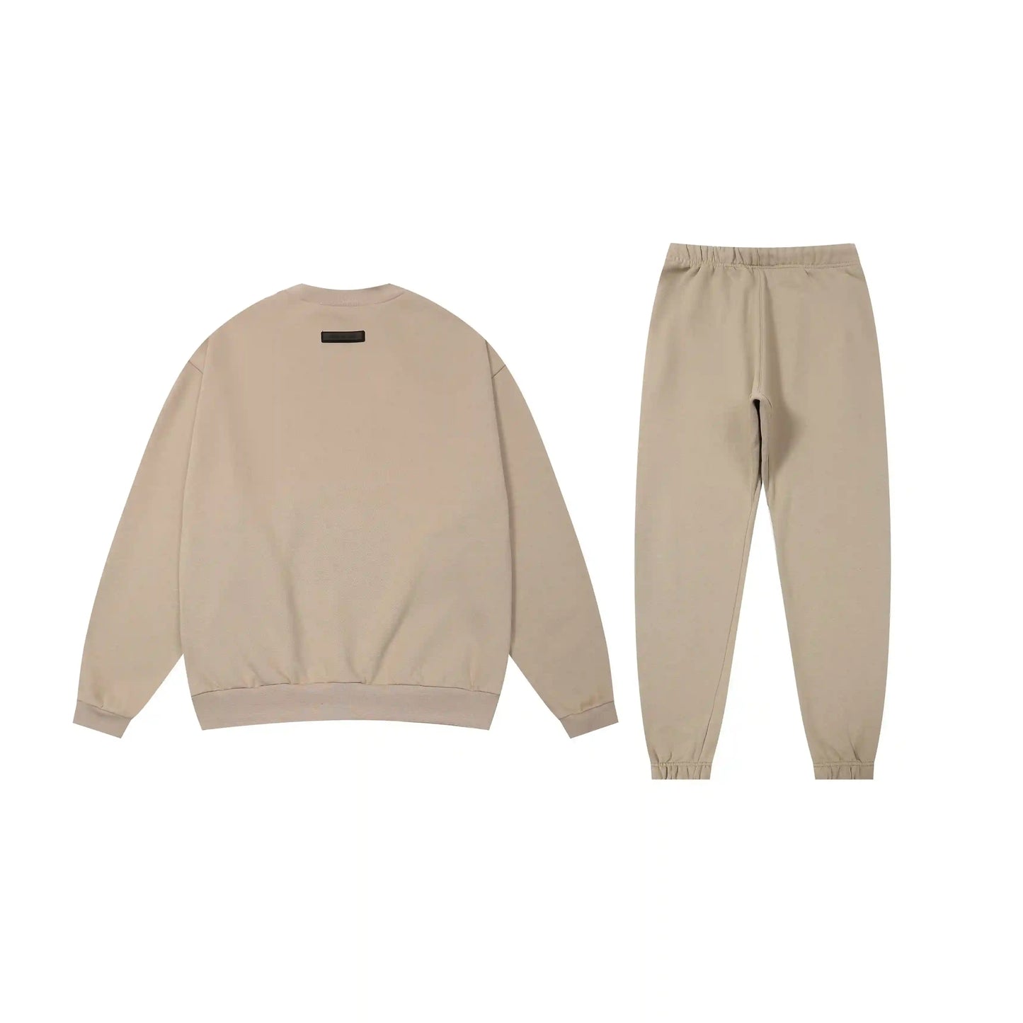 Essentials ash fleece hoodie with soft interior detail by Fear Of God