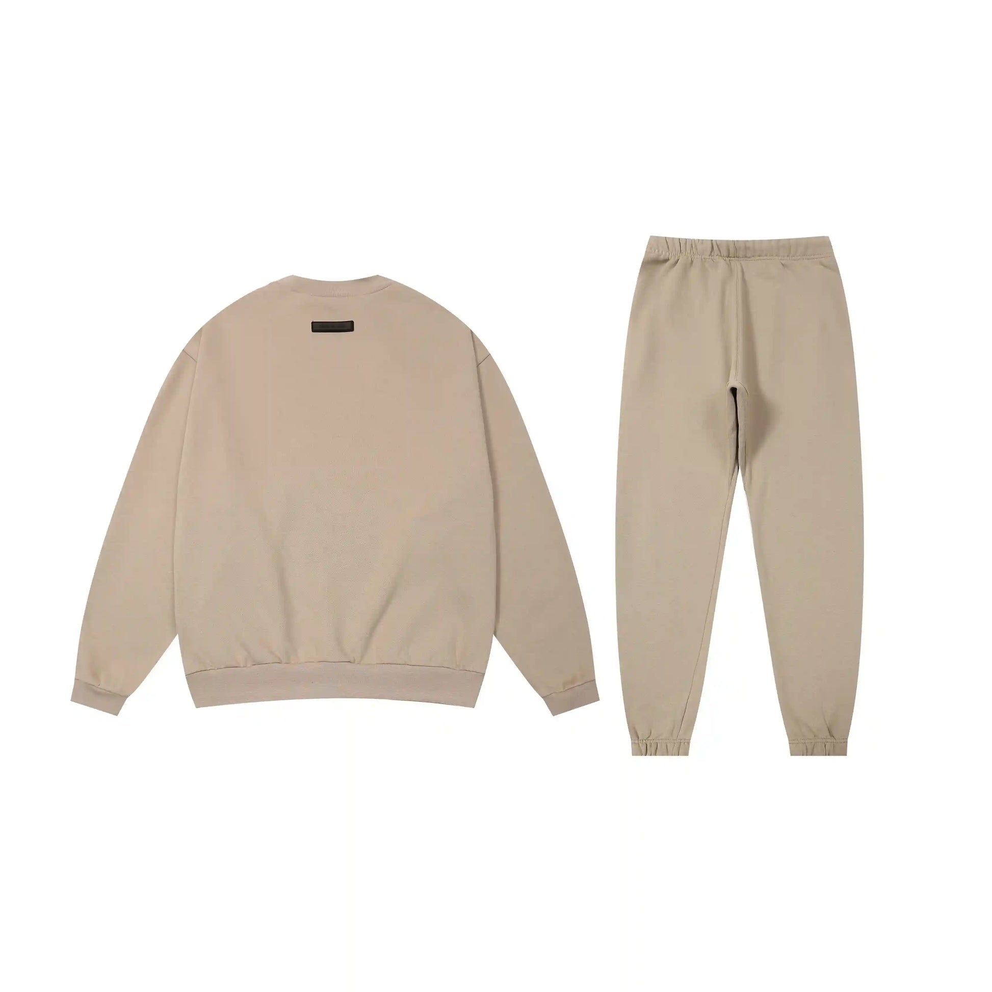 Essentials ash fleece hoodie with soft interior detail by Fear Of God