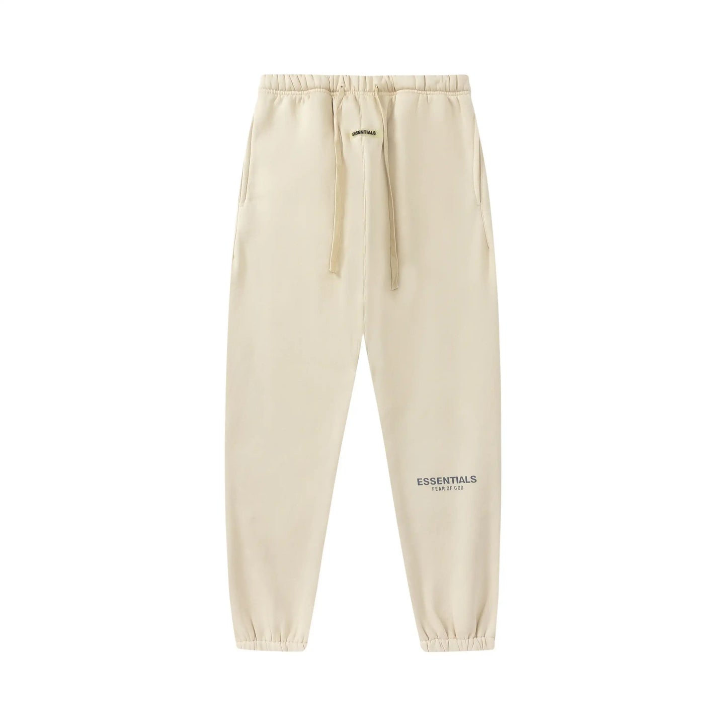 Styled Essentials beige fleece tracksuit for everyday causal wear by Fear Of God