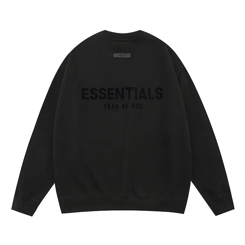 Styled Essentials black fleece everyday tracksuit for casual wear by Fear Of God

