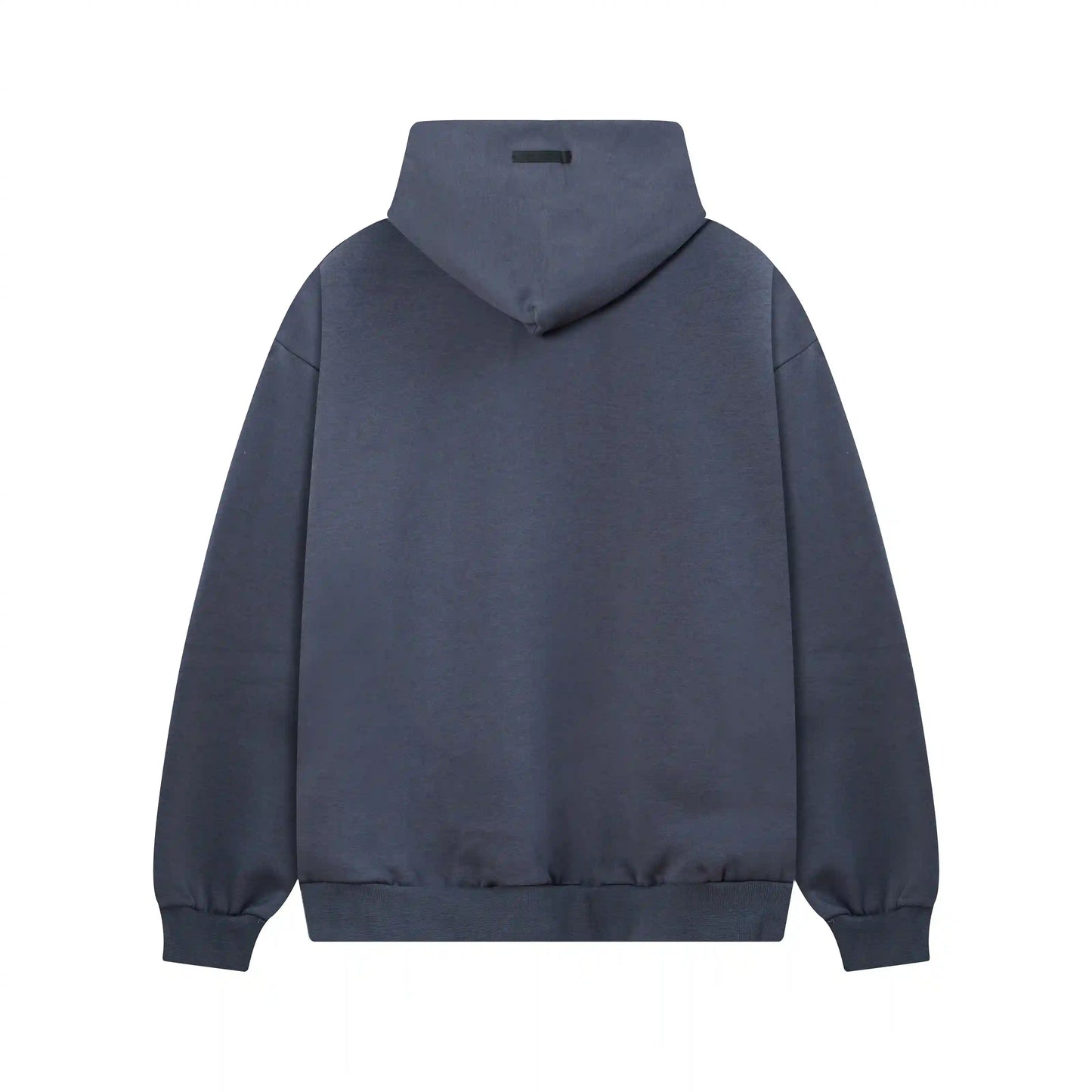 Design details of Essentials blue fleece tracksuit set by Fear Of God
