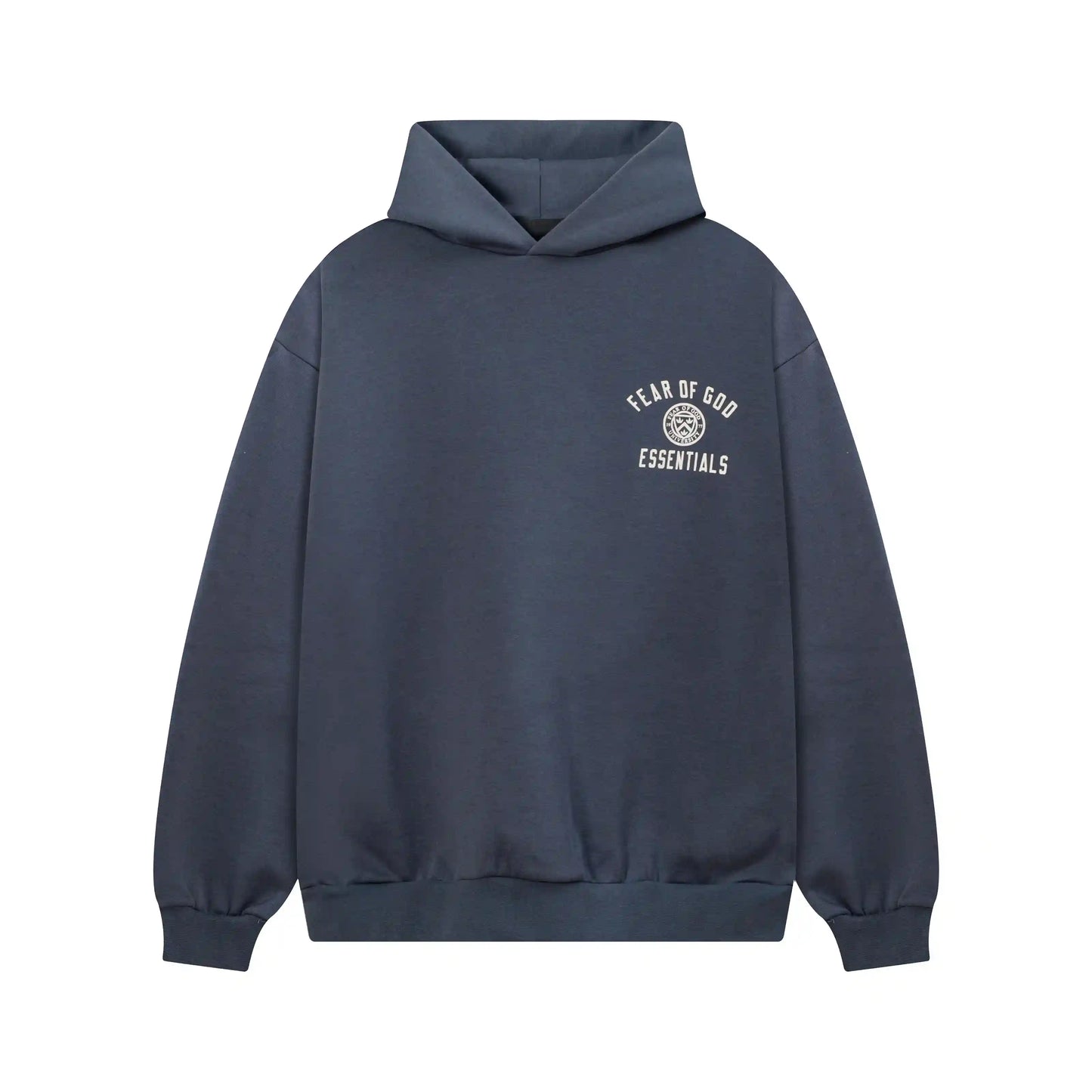 Essentials blue fleece joggers with elastic waistband comfort by Fear Of God