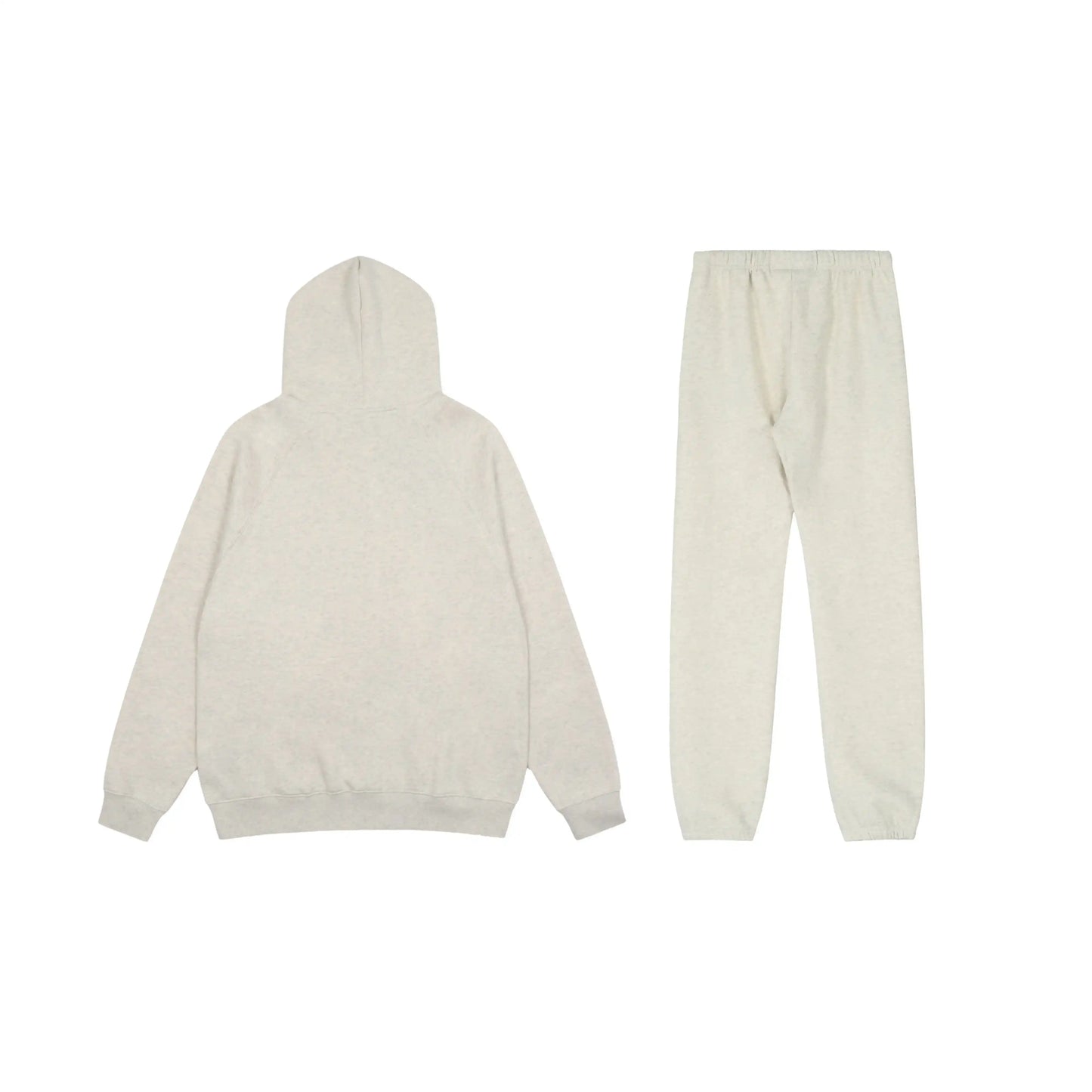 Essentials cloud dance fleece hoodie with soft interior detail by Fear Of God

