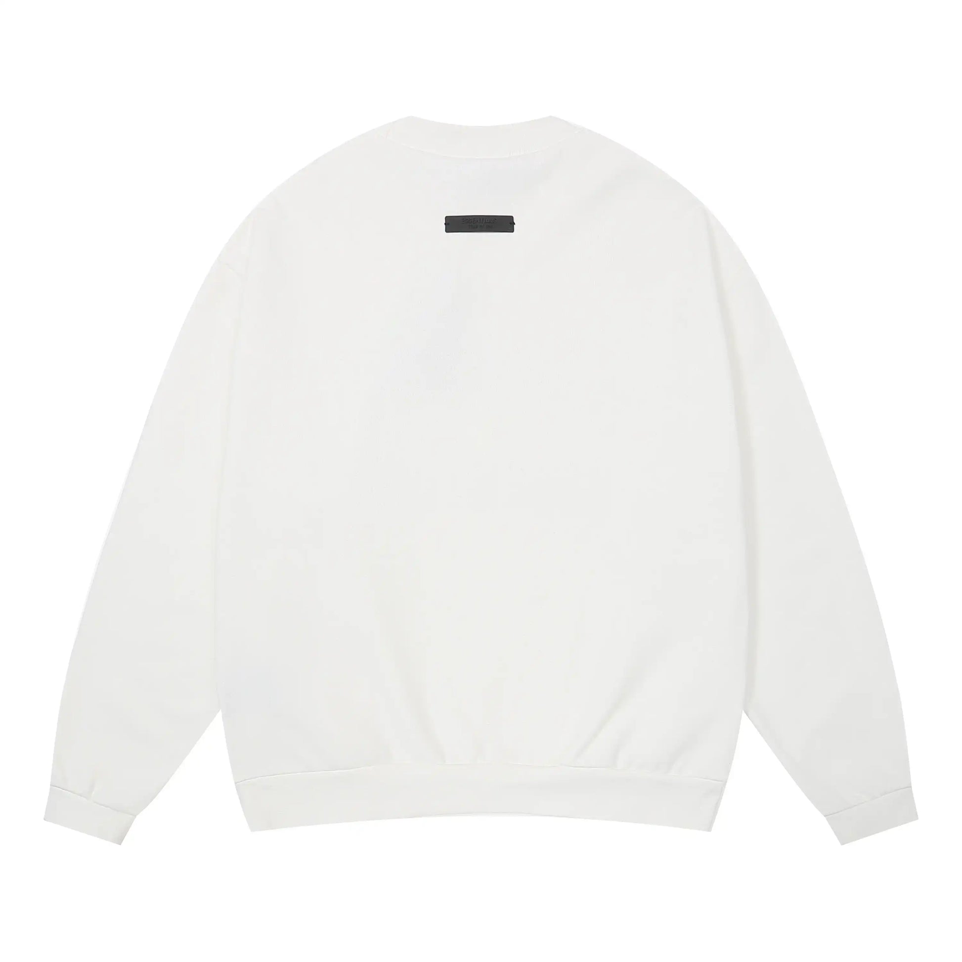 Design details of Essentials eggshell deluxe fleece tracksuit by Fear Of God