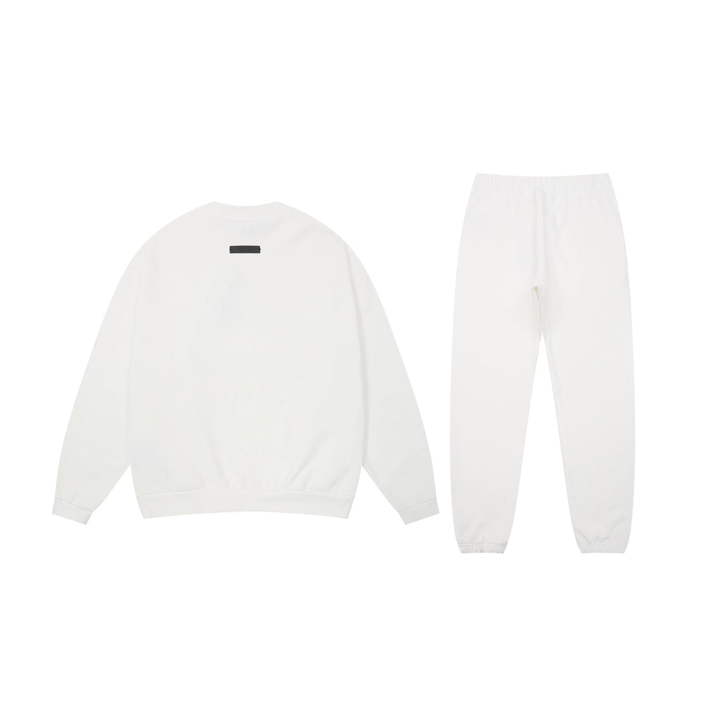 Essentials eggshell deluxe fleece hoodie with soft interior detail by Fear Of God