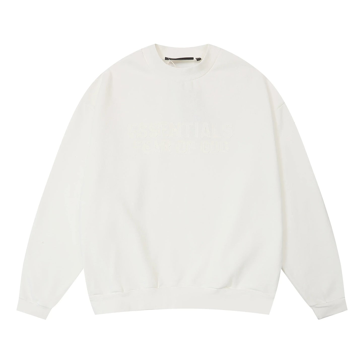 Essentials eggshell relaxed fleece joggers with elastic waistband comfort by Fear Of God