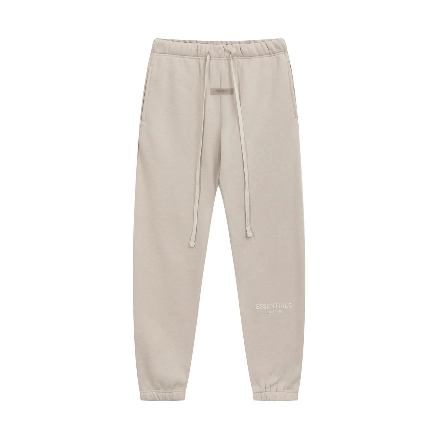 Styled Essentials light heather oatmeal fleece tracksuit for casual wear by Fear Of God