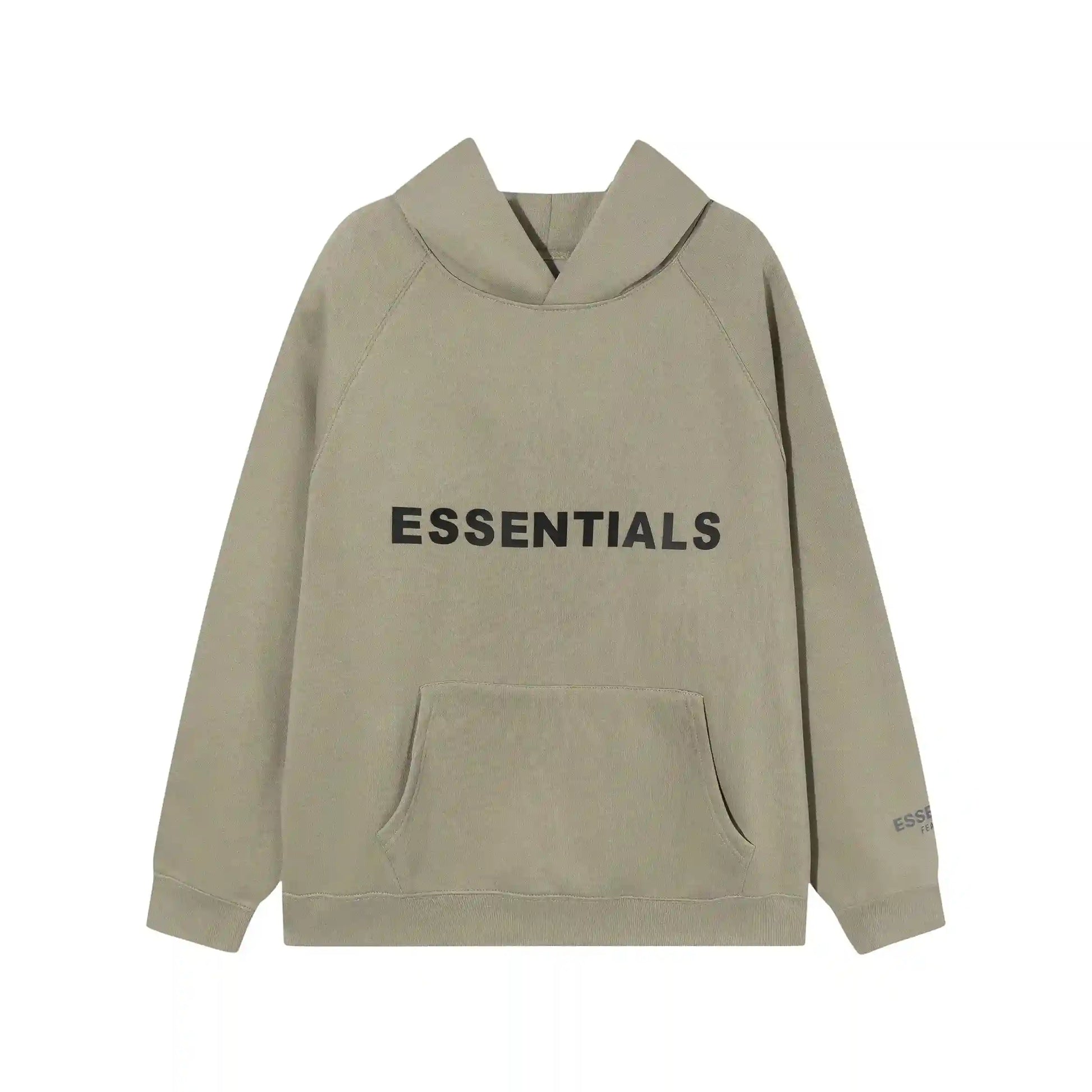 Essentials sandrift casual fleece joggers with elastic waistband comfort by Fear Of God