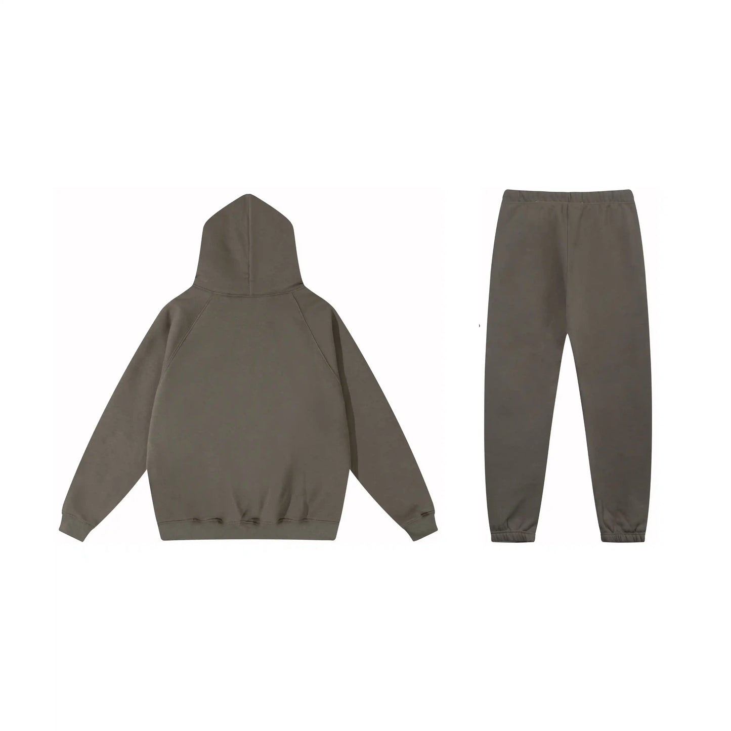 Essentials sandrift fleece tracksuit set with relaxed everyday fit by Fear Of God