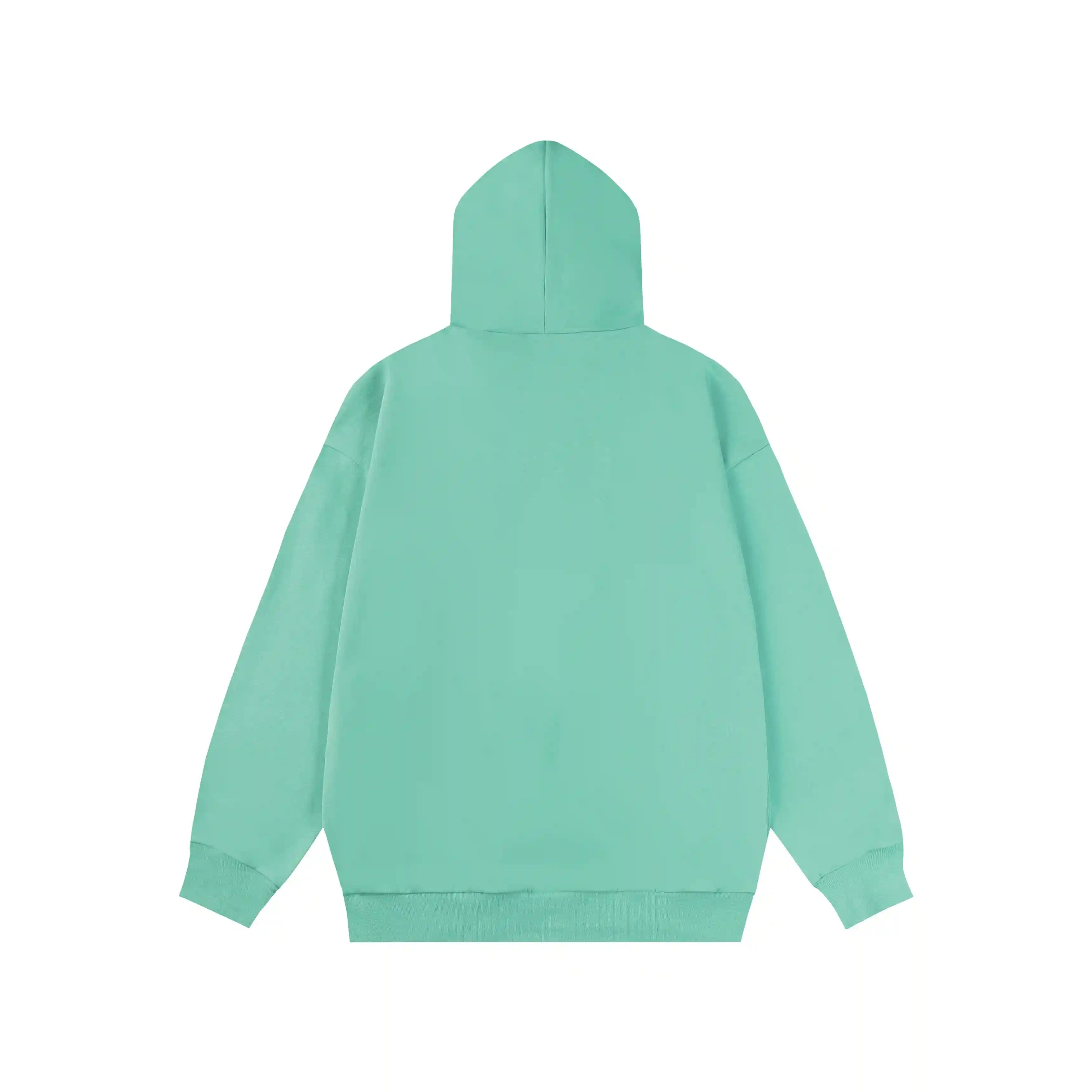 essentials aqua green hoodie fleece pullover