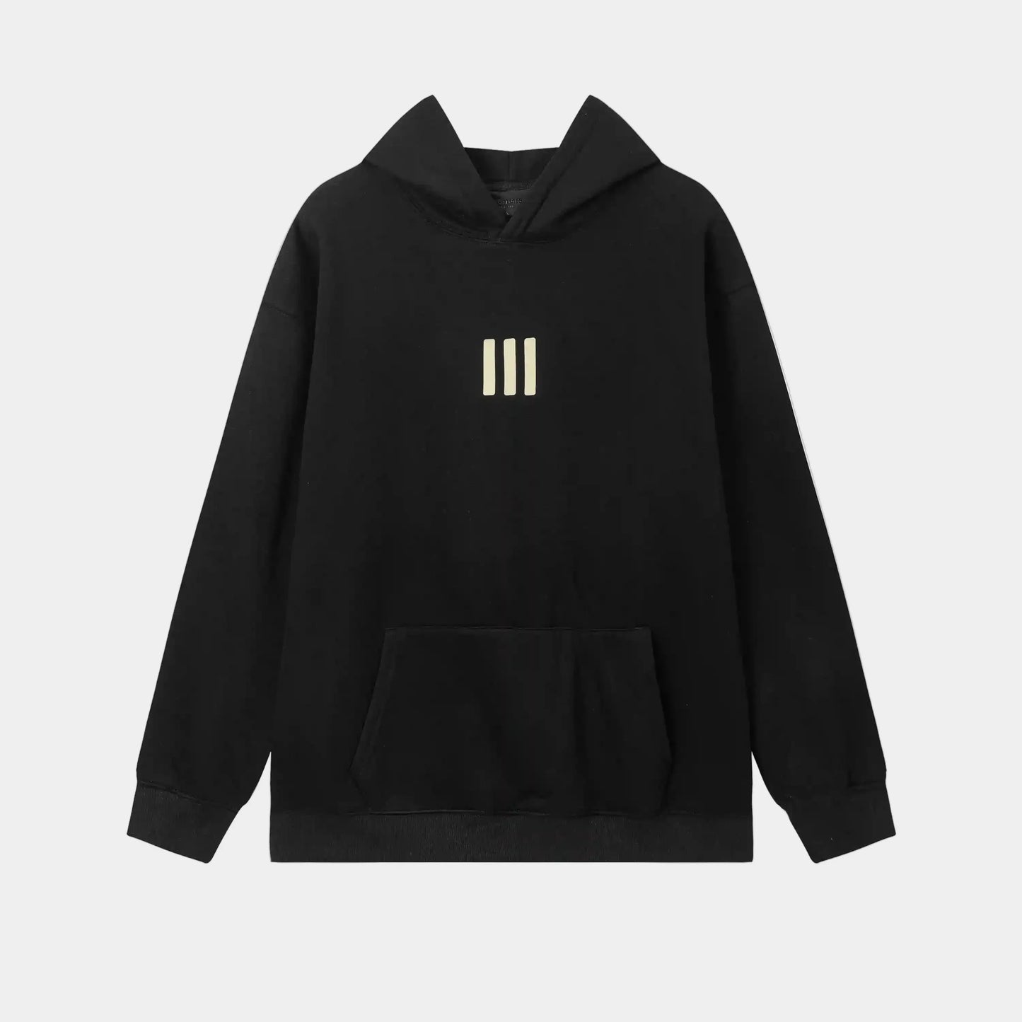 essentials black hoodie relaxed fit streetwear