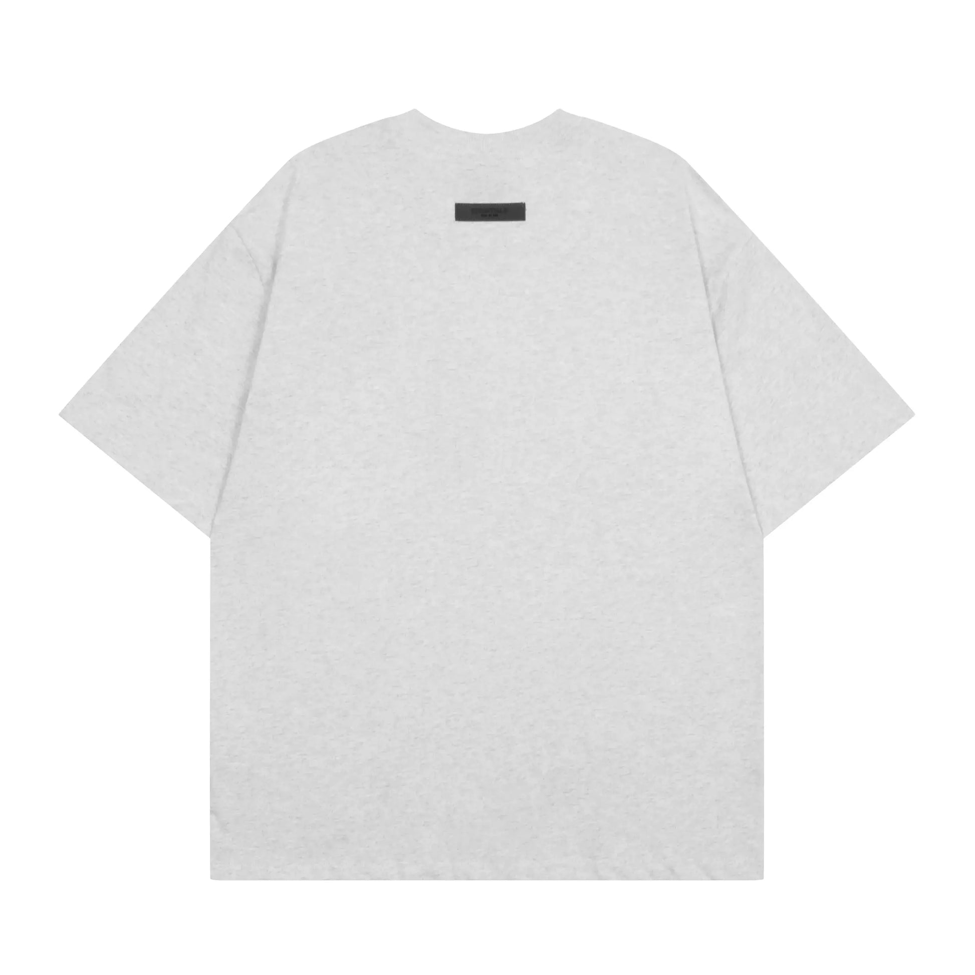 Classic crew neckline on Essentials light oatmeal t-shirt by Fear of God