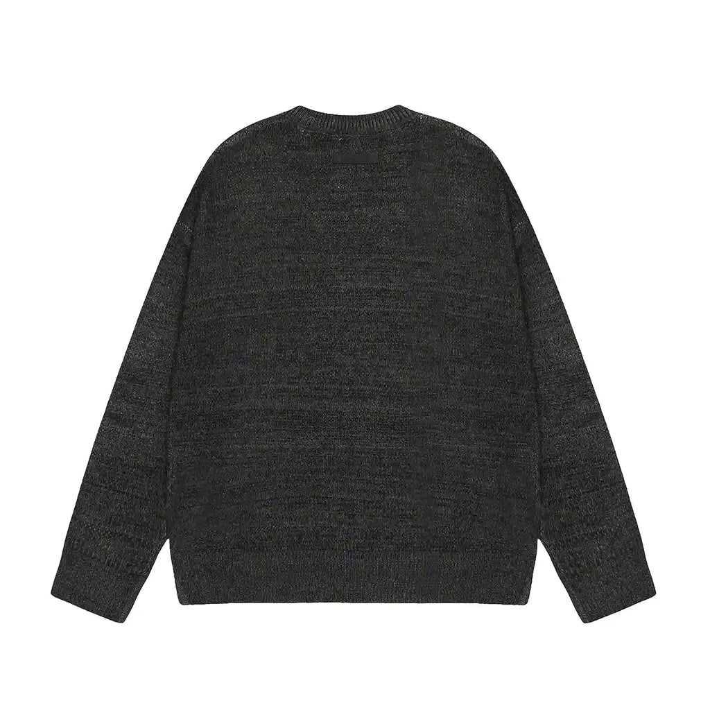 long Sleeves Black Essentials Clothing Sweatshirt Back