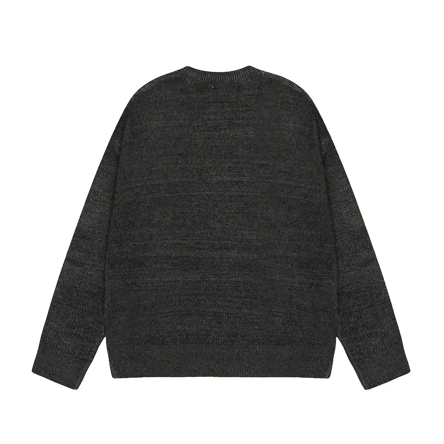 essentials black crewneck sweatshirt soft fleece casual