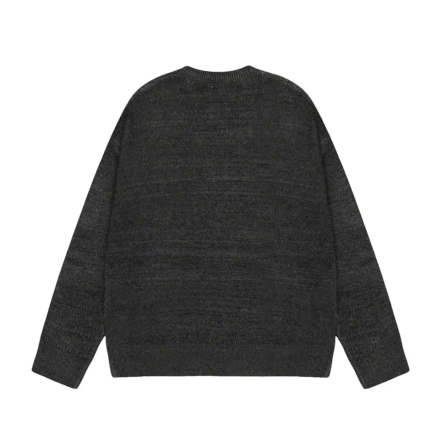 essentials black crewneck sweatshirt soft fleece casual