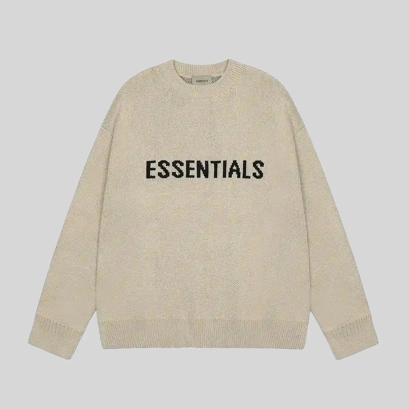 long sleeves Essentials Clothing Heathered Grey Sweatshirt