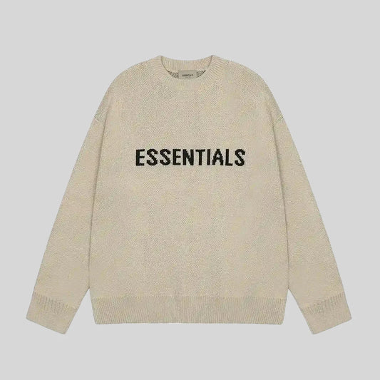 long sleeves Essentials Clothing Heathered Grey Sweatshirt