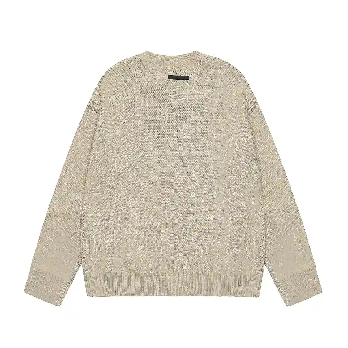 long sleeves Essentials Clothing Heathered Grey Sweatshirt back