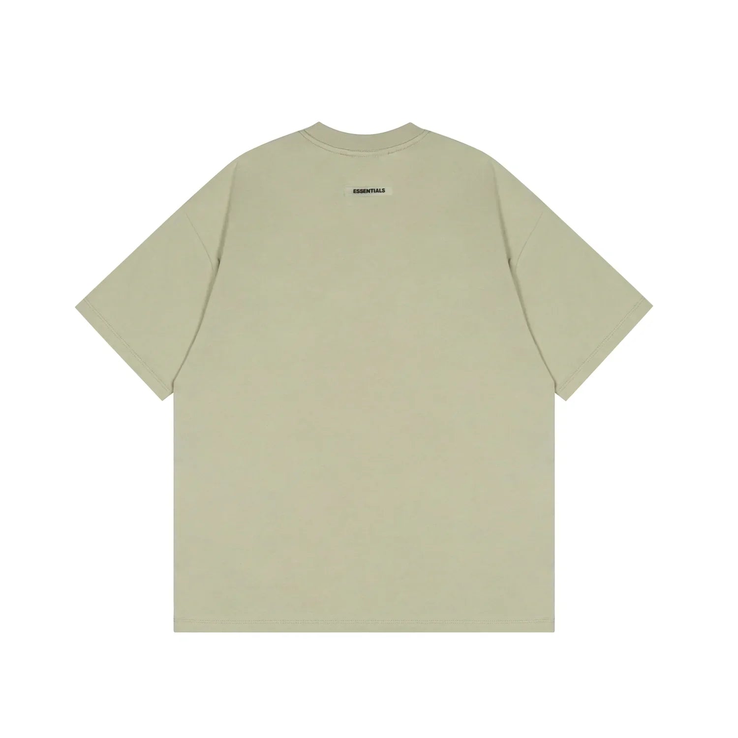 
Everyday casual styling with Essentials sage t-shirt by Fear of God