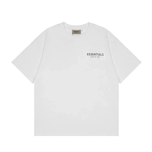 Premium cotton detail on Essentials white t-shirt by Fear of God